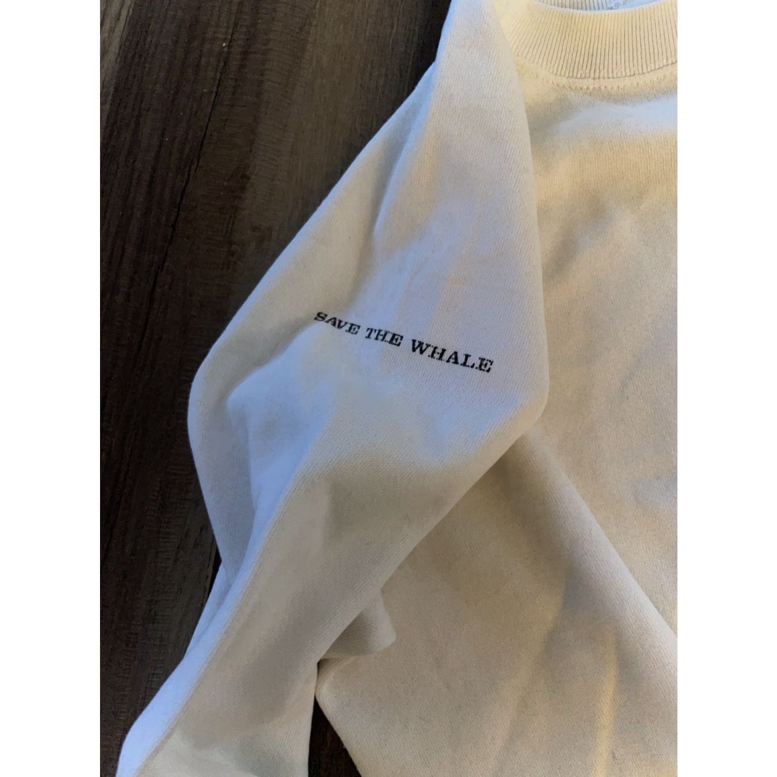 Vintage Vintage Save The Whales Large Crew Neck Men's White Sweater User: Vintage Save The Whales Large Crew Neck Men’s White Sweater Size US L / EU 52-54 / 3 - 3 Thumbnail