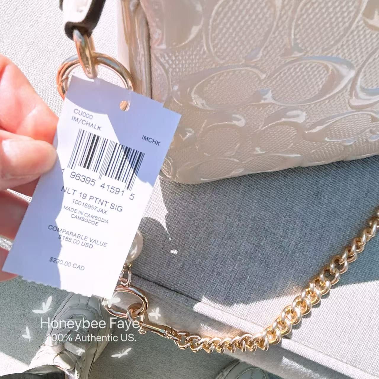 Coach Nolita 19 In Signature Leather CU000 plus extended chain Size ONE SIZE - 7 Thumbnail