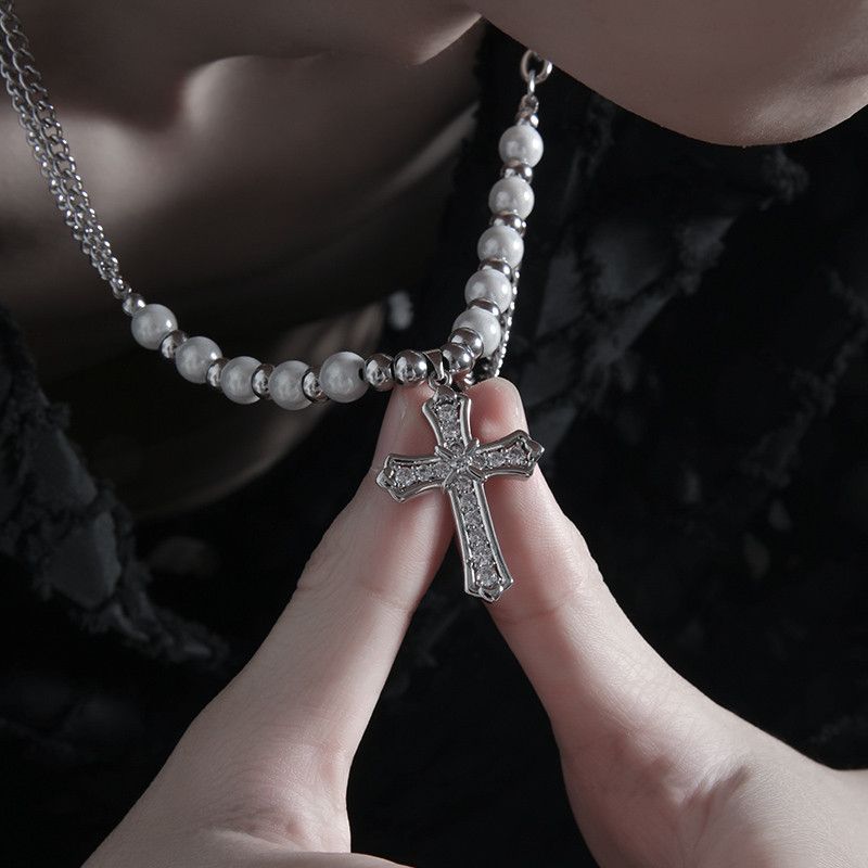 Other Cross Punk STEAL! Y2K Chains Necklace Chain Size ONE SIZE - 3 Thumbnail