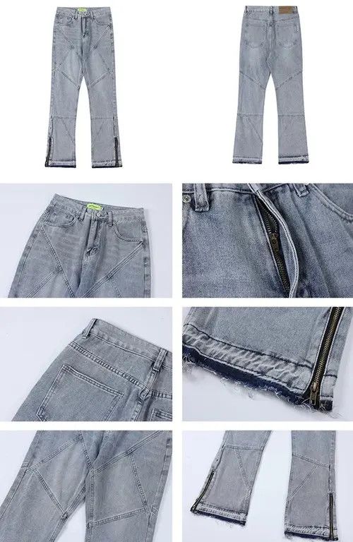 VIBE Jeans Street Fashion Y2k Trousers Baggy Hip Hop Punk Pants Size US 30 / EU 46 - 7 Thumbnail