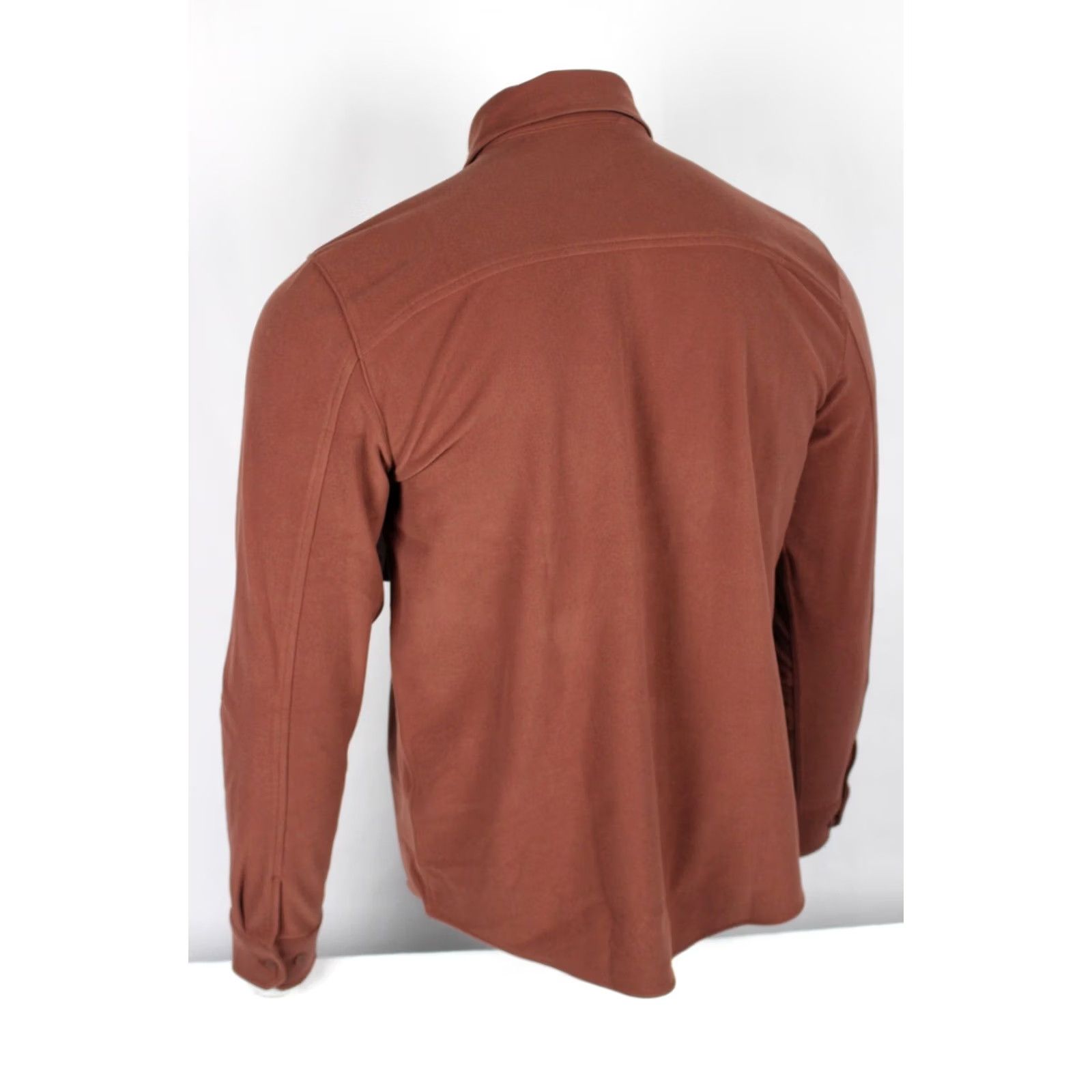 Rhone Rhone Men's Stowaway Overshirt Long Sleeve Button Shirt M Medium Cinnamon Size US M / EU 48-50 / 2 - 2 Thumbnail