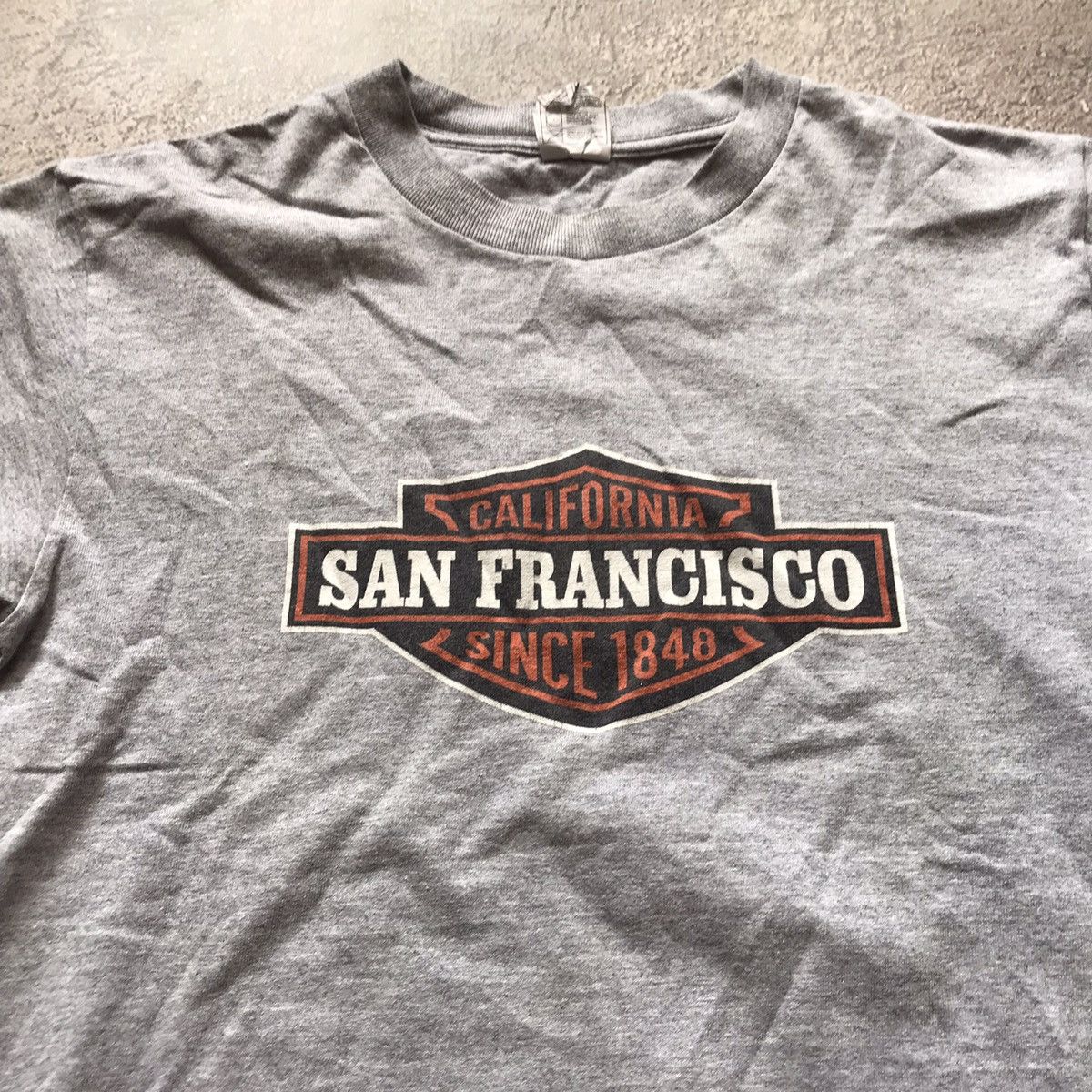 Vintage Vintage 90s San Francisco Graphic Tee Sun Faded Streetwear S Size US S / EU 44-46 / 1 - 2 Thumbnail