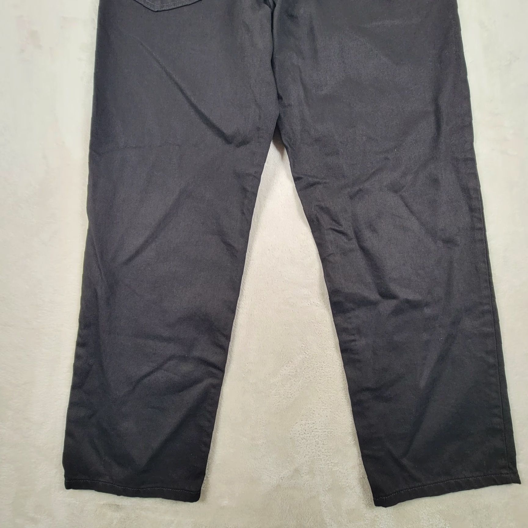 Levi's VINTAGE Levis 550 Jeans Mens 36X29 Black Denim Relaxed Fit Grunge Rocker Skater Size US 36 / EU 52 - 5 Thumbnail
