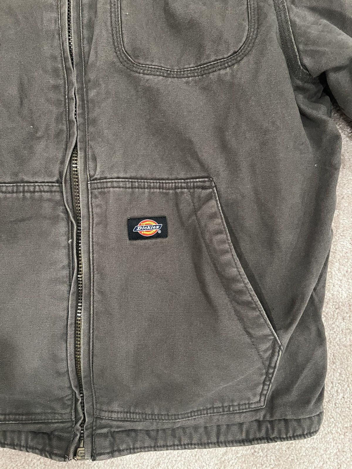 Dickies Vintage Dickies Work Sherpa Lined Hooded Duck Canvas jacket Size US M / EU 48-50 / 2 - 2 Thumbnail