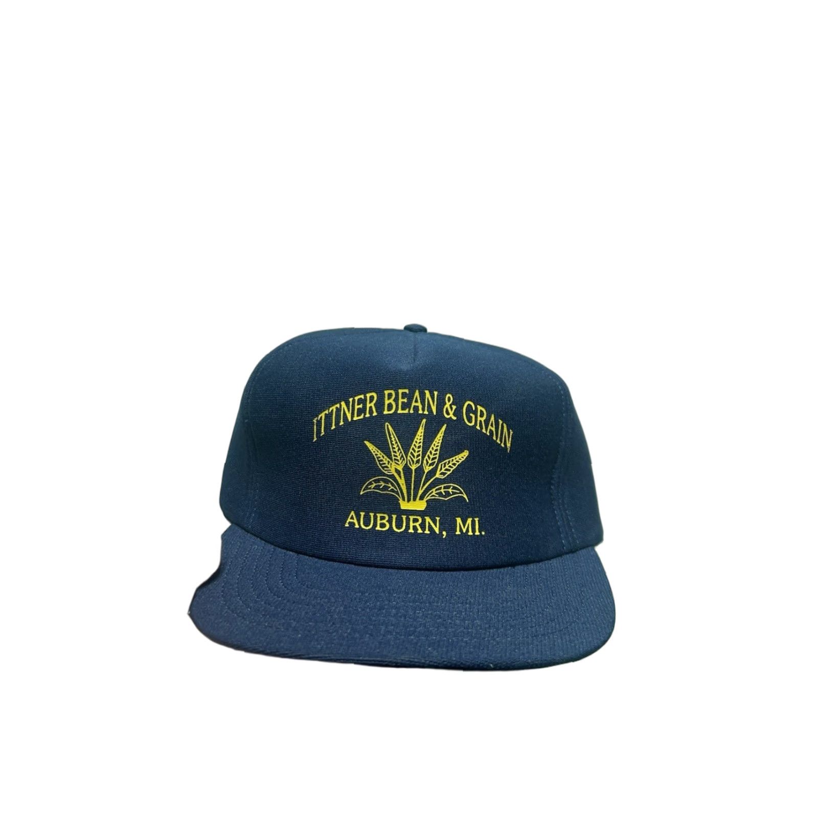Vintage VINTAGE Auburn Snapback Hat Cap Michigan Farm Blue USA Adjustable Men Size ONE SIZE - 1 Thumbnail