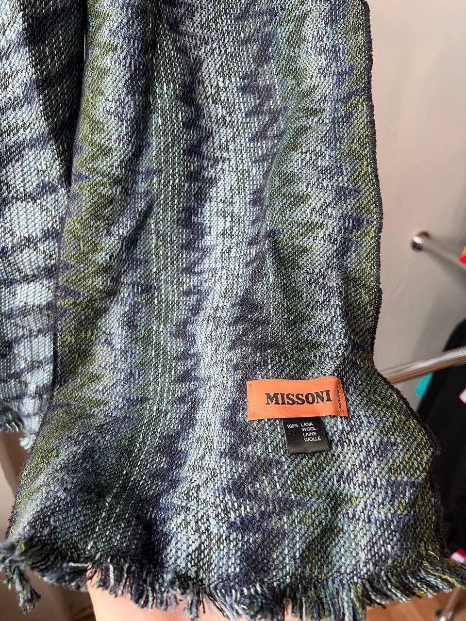 Missoni MISSONI MADE IN ITALY LANA WOOL ABSTRACT SCARF 138/27 CM Size ONE SIZE - 5 Thumbnail