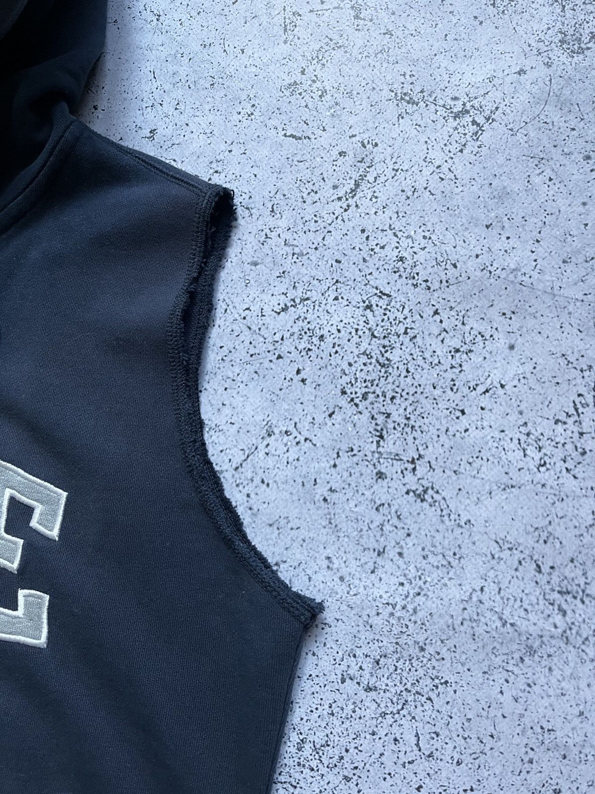 Nike × Vintage Vintage Nike Cotton Vest Hoodie Spell Out Logo Y2K USA Size US XL / EU 56 / 4 - 3 Thumbnail