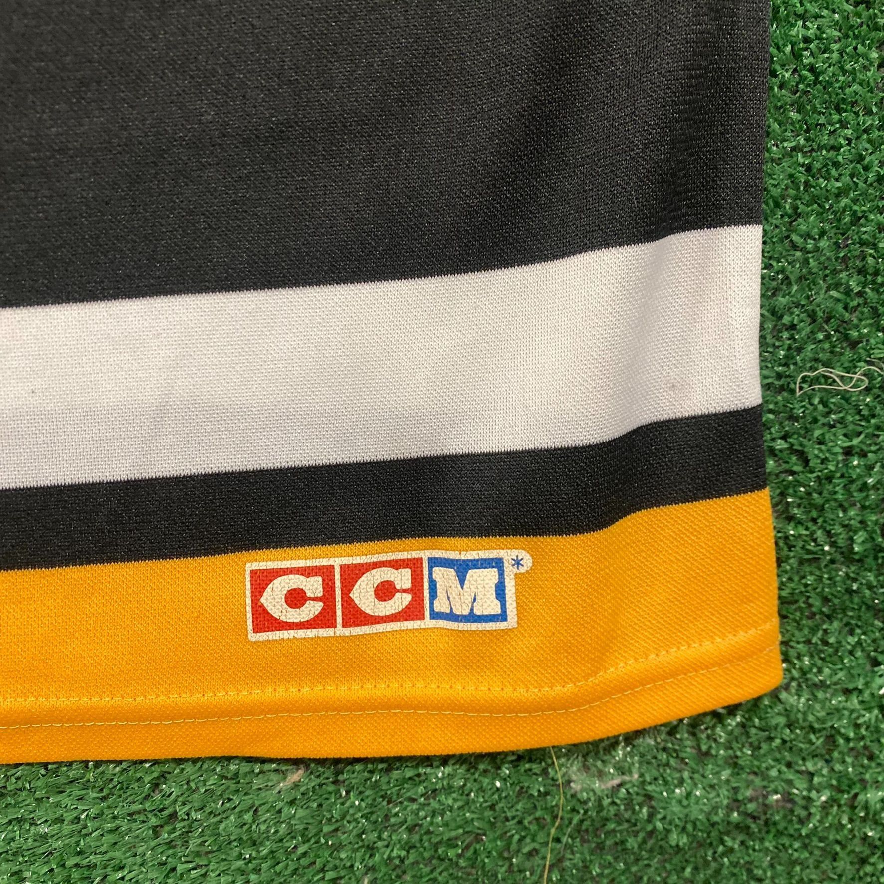 Ccm Vintage 80s Pittsburgh Penguins Jersey NHL Hockey Team Shirt Size US L / EU 52-54 / 3 - 6 Thumbnail
