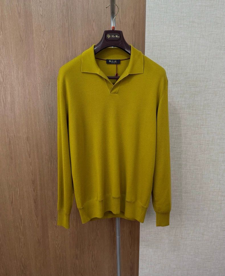 Loro Piana Loro Piana Wool Knit Polo - dmc Size US XXL / EU 58 / 5 - 1 Thumbnail