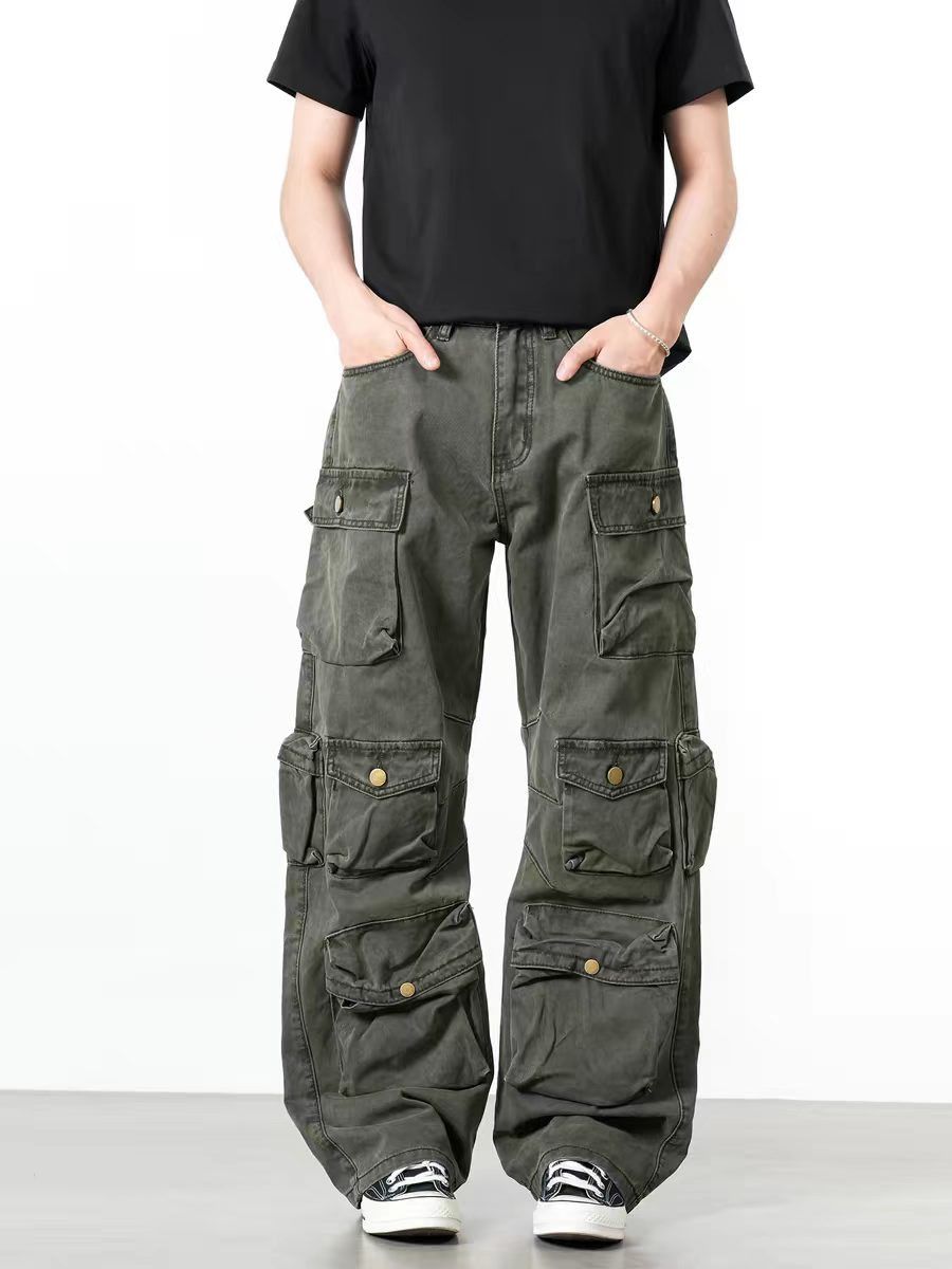Other Cargo Pants with a Distressed Look and Multiple Pockets Size US 34 / EU 50 - 1 Thumbnail