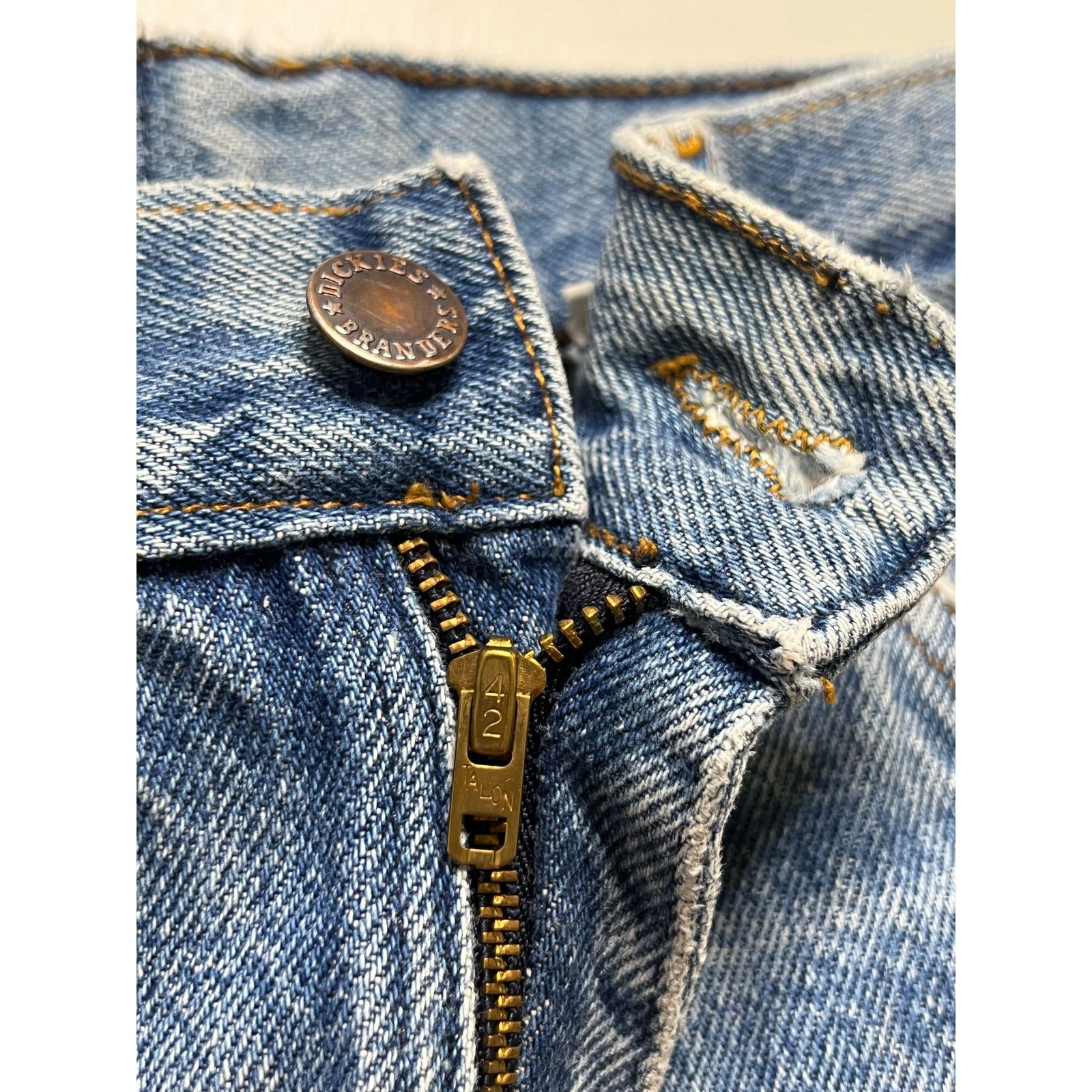 Dickies Vintage Dickies Banders Jeans Mens 32 Blue Faded Talon Zip Size US 32 / EU 48 - 14 Thumbnail