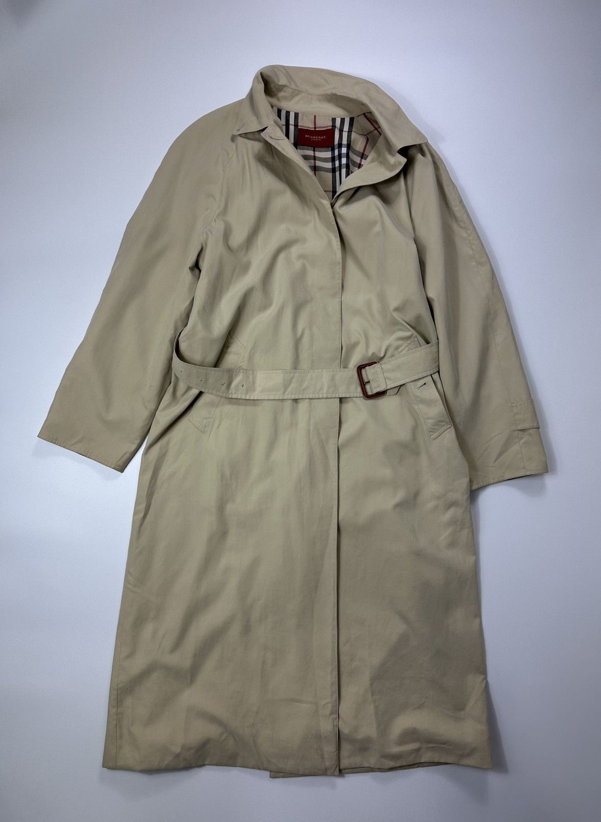 Burberry Red Label Coat Women's Beige 48 EU Size
