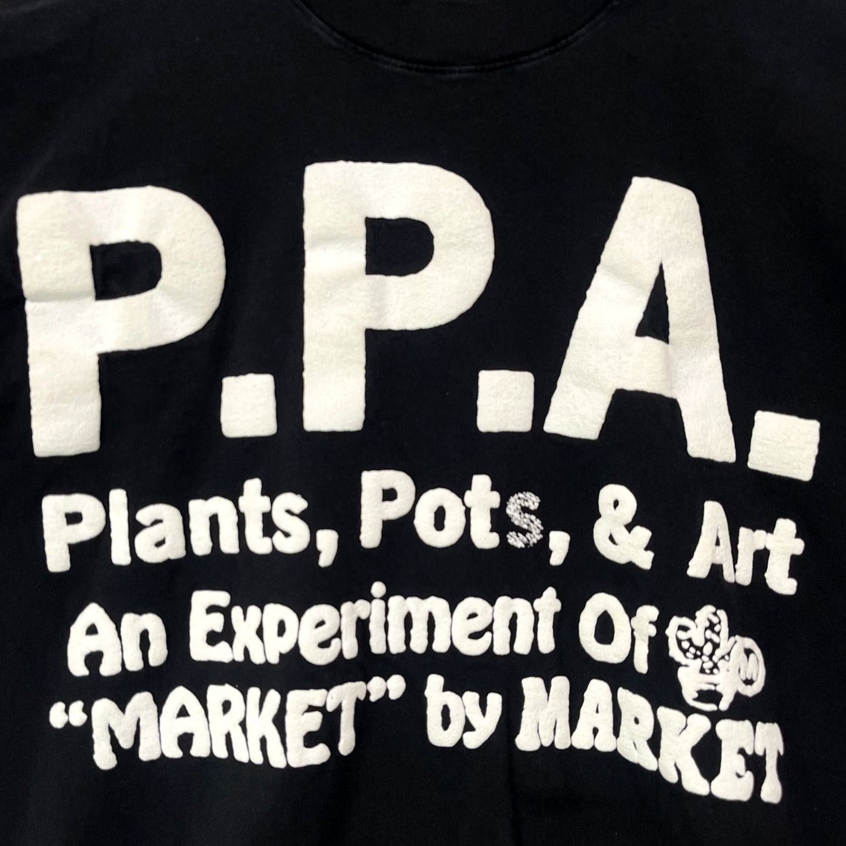Vintage Chinatown Market Shirt Medium Mens Black Tee Streetwear Plant Art Graphic Print Adult Regular Cotton Logo Man Wool? Size US M / EU 48-50 / 2 - 4 Thumbnail
