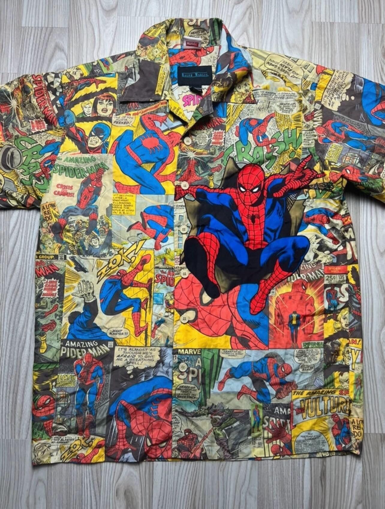 Marvel Comics Marvel comics Ralph Marlin Spider Man shirt button up Size US L / EU 52-54 / 3 - 2 Thumbnail