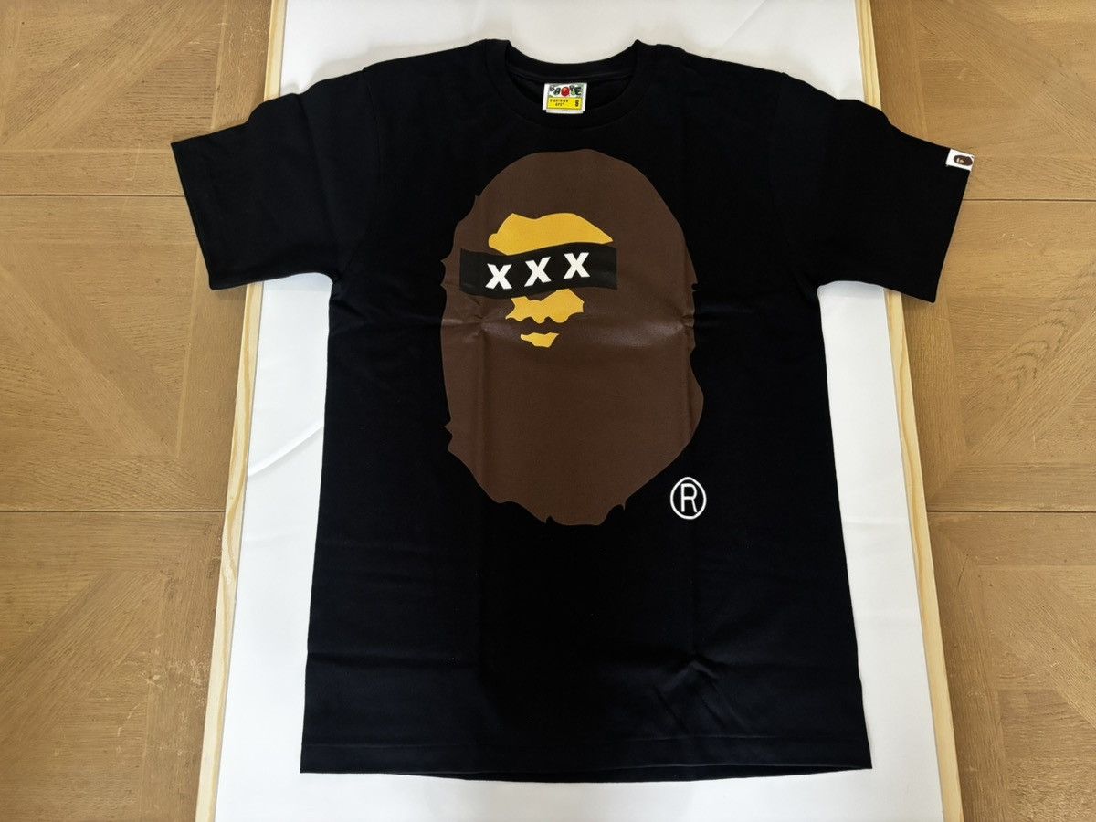 Bape Authentic ape bape x XXX god selection ape head tee S new Size US S / EU 44-46 / 1 - 1 Thumbnail
