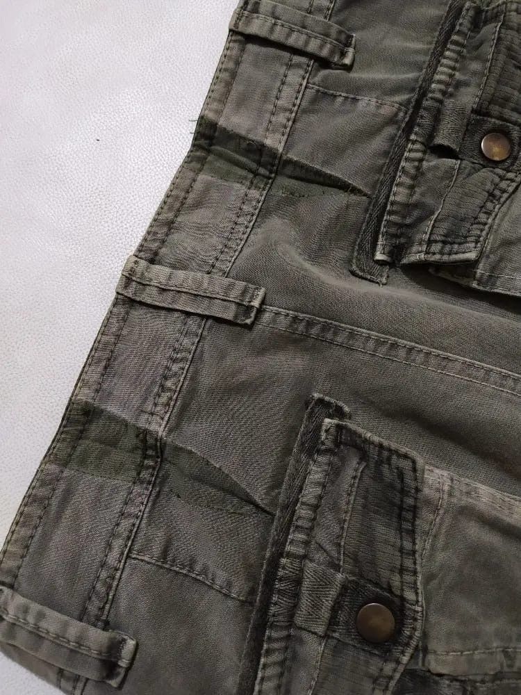 Other Bapai Cargo Tactical Multi pocket Olive Colour Pants Size US 29 - 10 Thumbnail