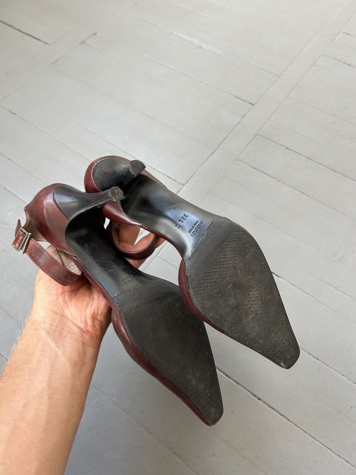 Gucci Gucci leather heels Size US 8.5 / IT 38.5 - 5 Thumbnail