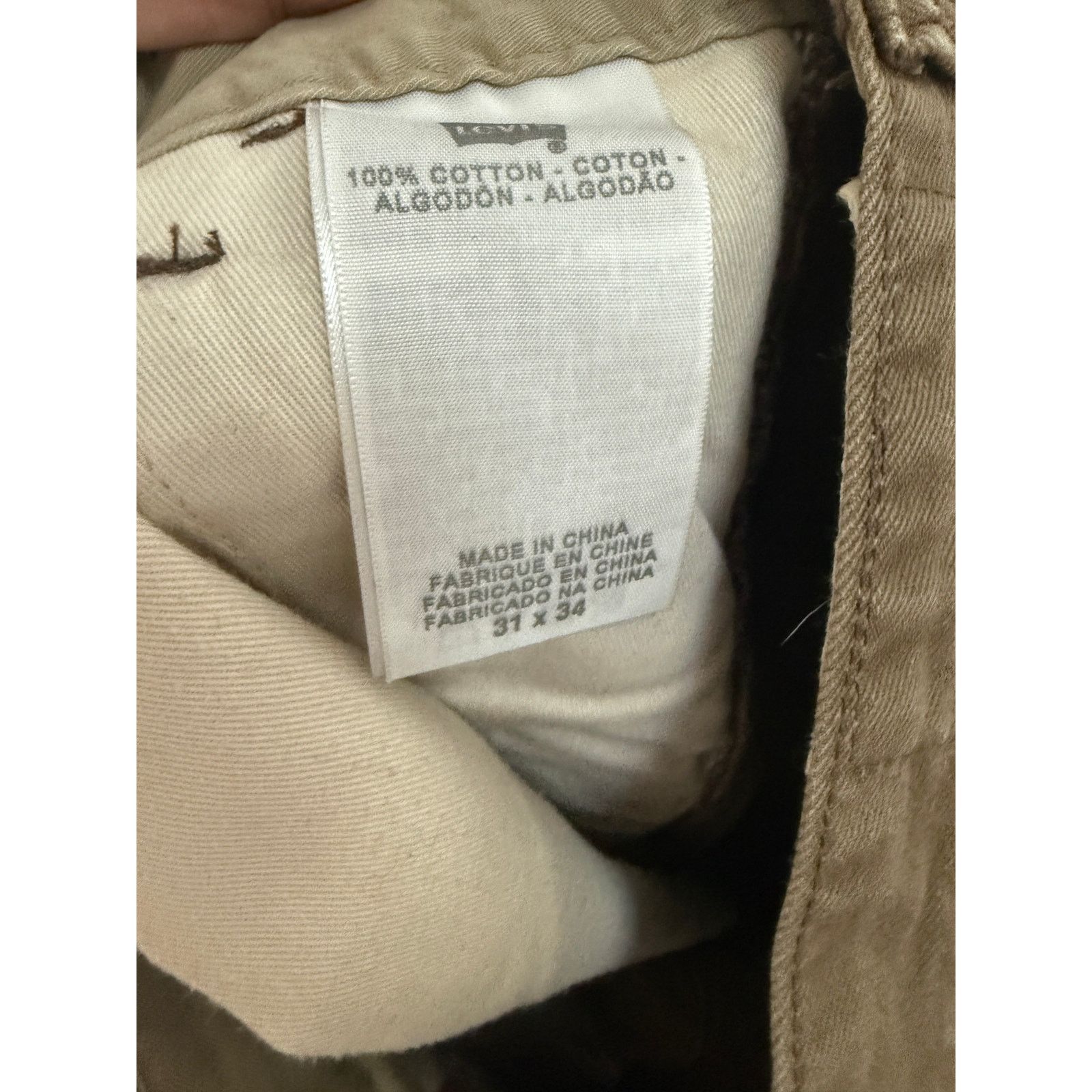 Levi's Vintage Levis White Tab Straight Leg Brown Jeans Sz 31 RARE Size US 31 - 5 Thumbnail