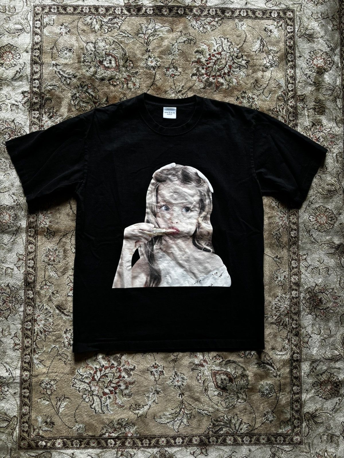 image of Acmé De La Vie Adlv T-Shirt in Black, Men's (Size XL)