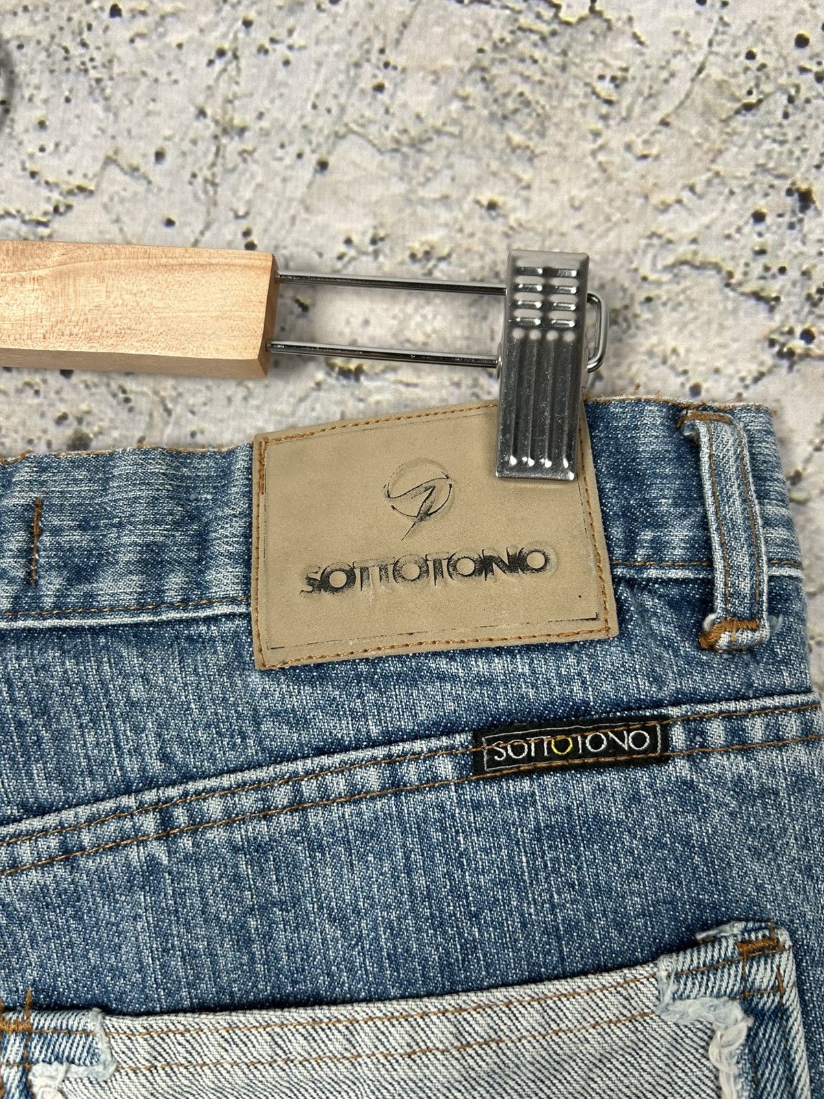 Other Vintage Avantgarde Grunge Denim Pants Distressed Rock Punk Size US 36 / EU 52 - 7 Thumbnail