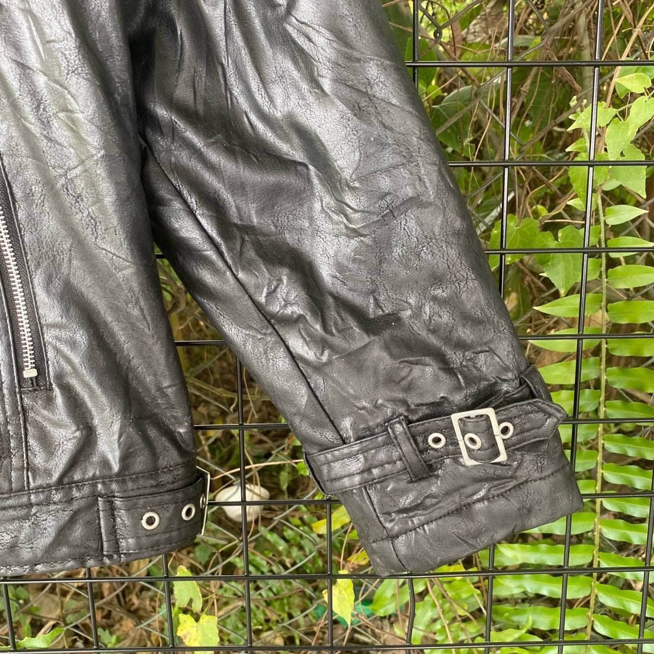 If Six Was Nine × Vintage Vtg Monteviso Italy Black Zipper Leather Jacket Size US M / EU 48-50 / 2 - 5 Thumbnail