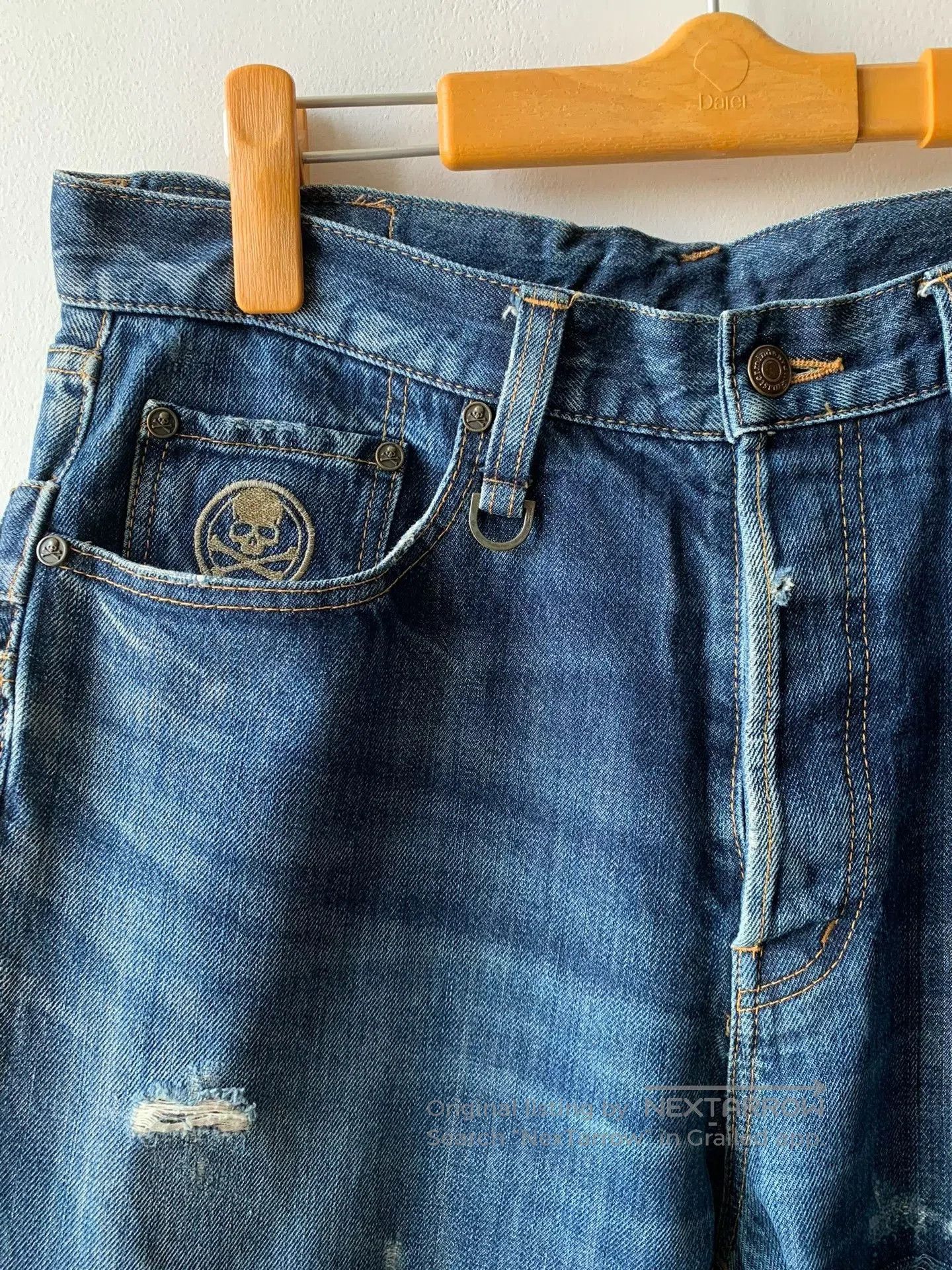 Mastermind Japan mastermind Japan Blue Shadow Dual Waist Jeans. Size US 34 / EU 50 - 3 Thumbnail