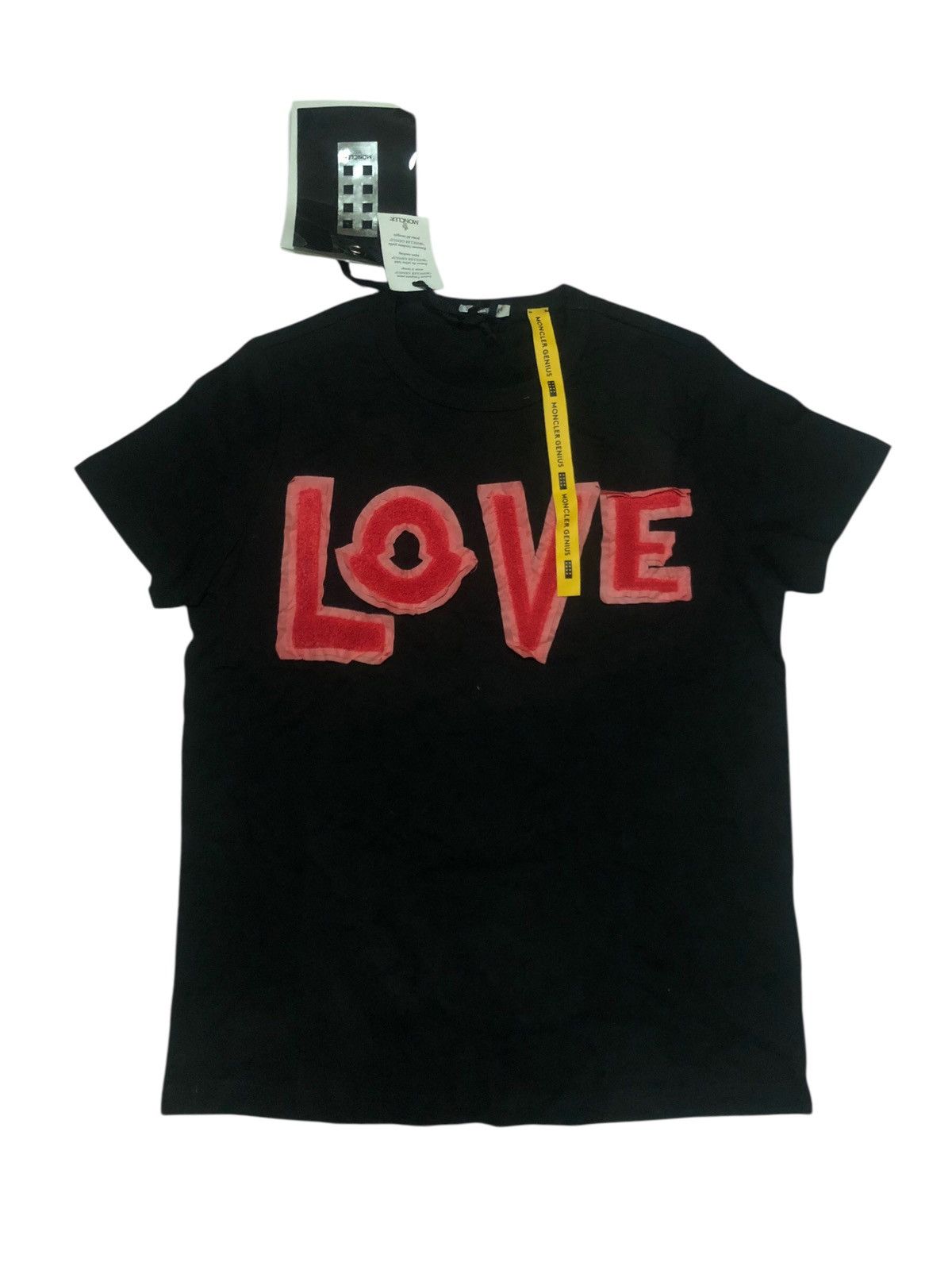 Moncler 🔥BNWT MONCLER Genius 2 1952 Black Love T-Shirt Love Size S / US 4 / IT 40 - 3 Thumbnail