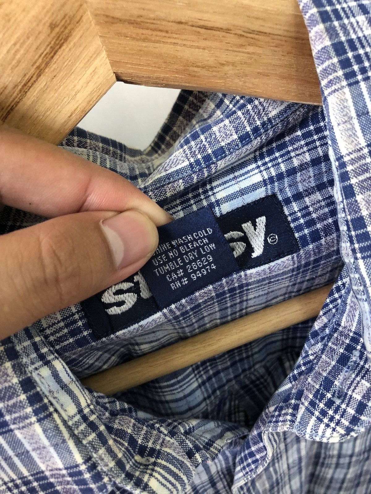 Stussy Vintage Plaid Stussy Shirt button Ups 🍒 Size US M / EU 48-50 / 2 - 6 Thumbnail