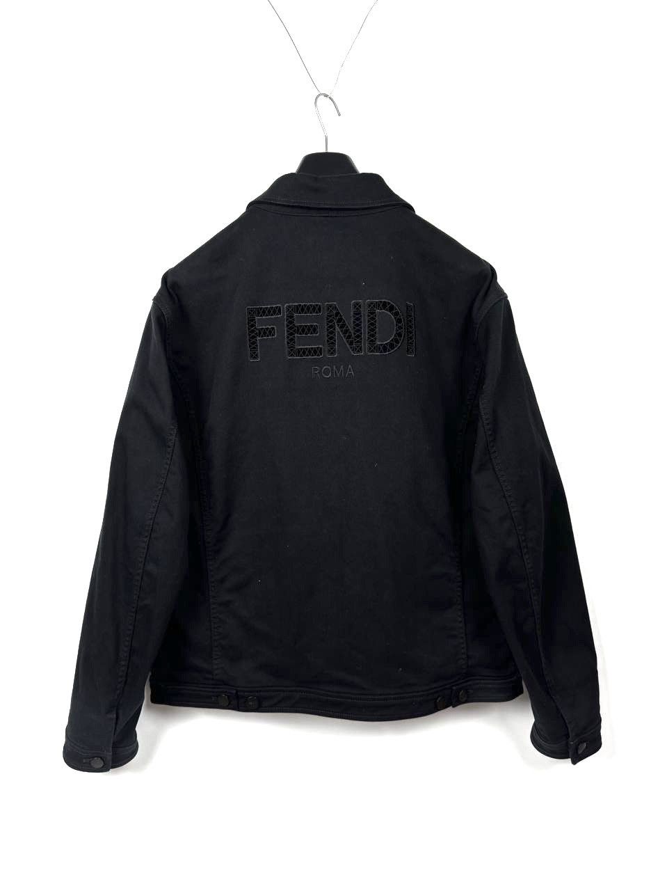 Fendi Fendi Mesh Logo Denim Jacket Size US L / EU 52-54 / 3 - 1 Thumbnail