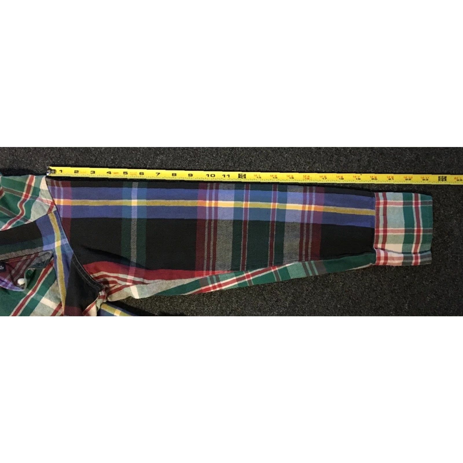 Wrangler VINTAGE Wrangler Shirt Mens M Green Plaid Pearl Snap Button-Up Cowboy Rodeo 80s 90s Grunge Western URL Size US M / EU 48-50 / 2 - 8 Thumbnail