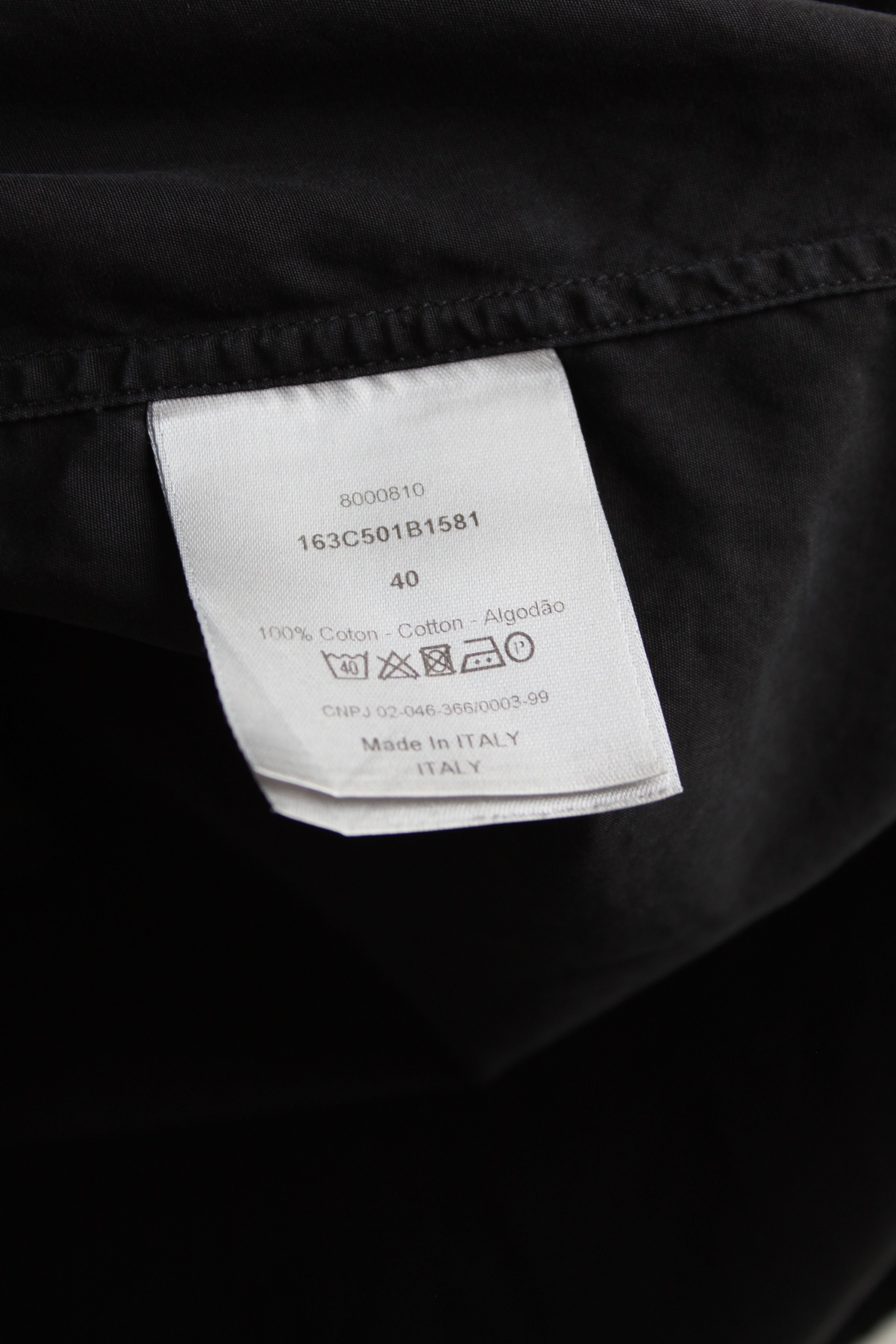Dior Dior Black Button-up Shirt Size US S / EU 44-46 / 1 - 6 Thumbnail