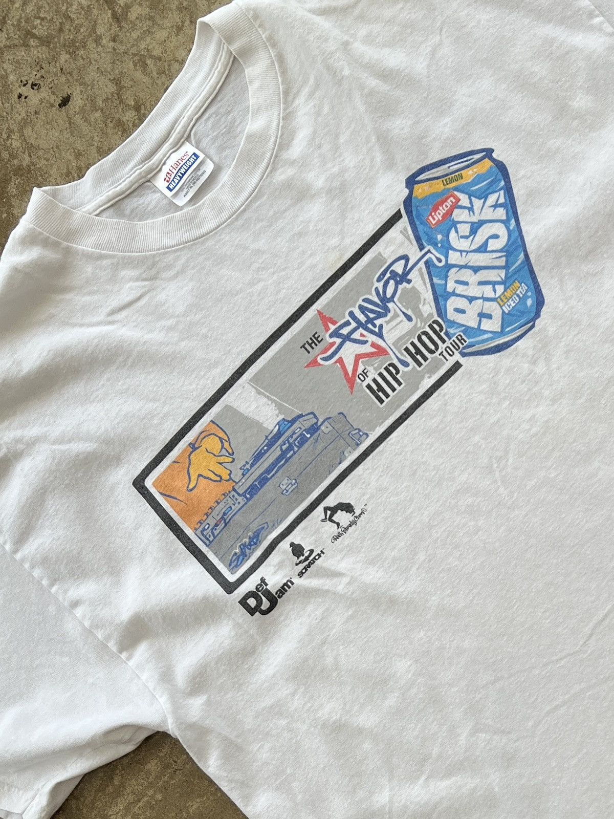 Vintage Vintage Y2K Flavor of Hip Hop Lipton Tea Promo Tee XL Size US XL / EU 56 / 4 - 1 Thumbnail