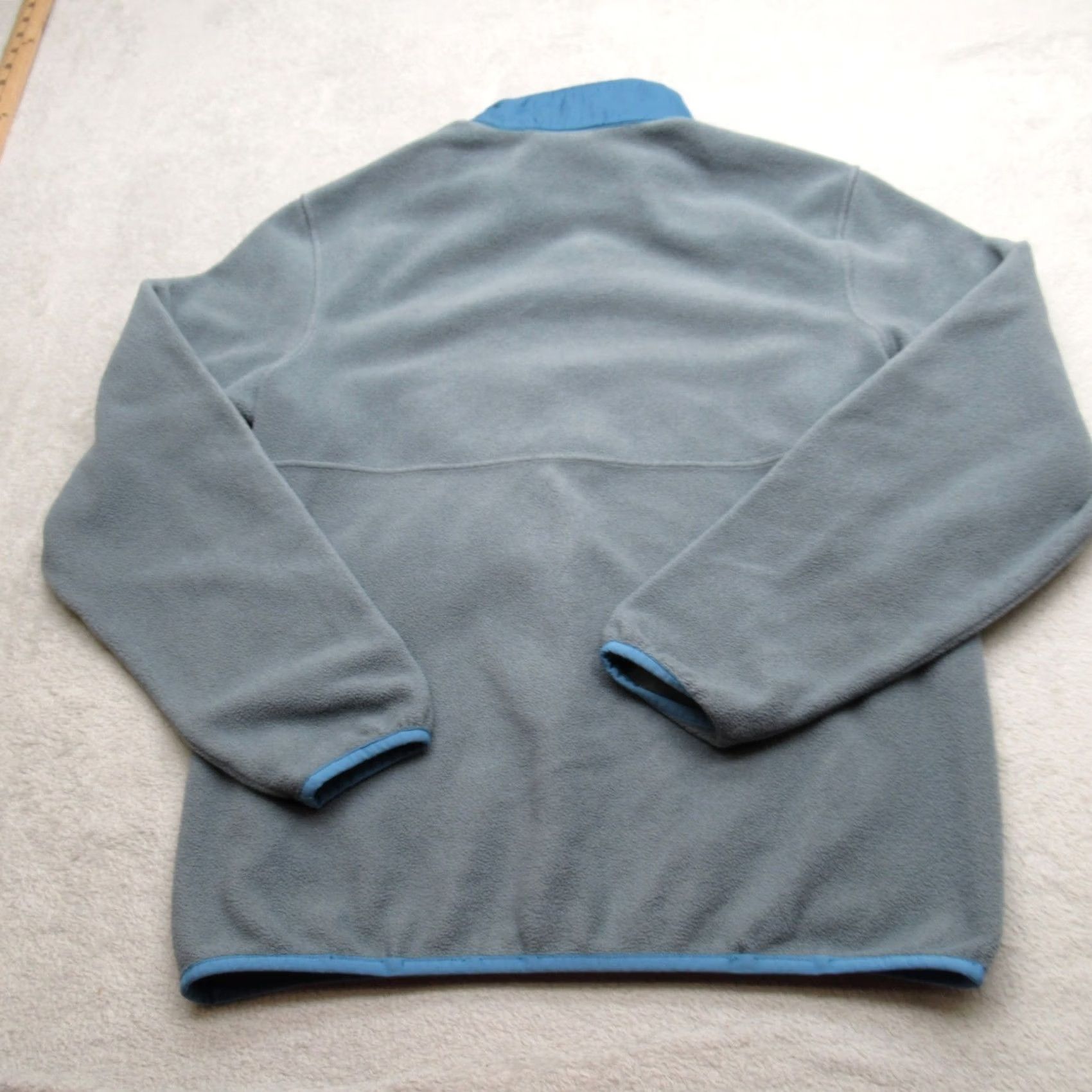 Patagonia Patagonia Jacket Mens Small Blue Pocket Microdini 1/2 Zip Fleece Pullover Soft Size US S / EU 44-46 / 1 - 2 Thumbnail