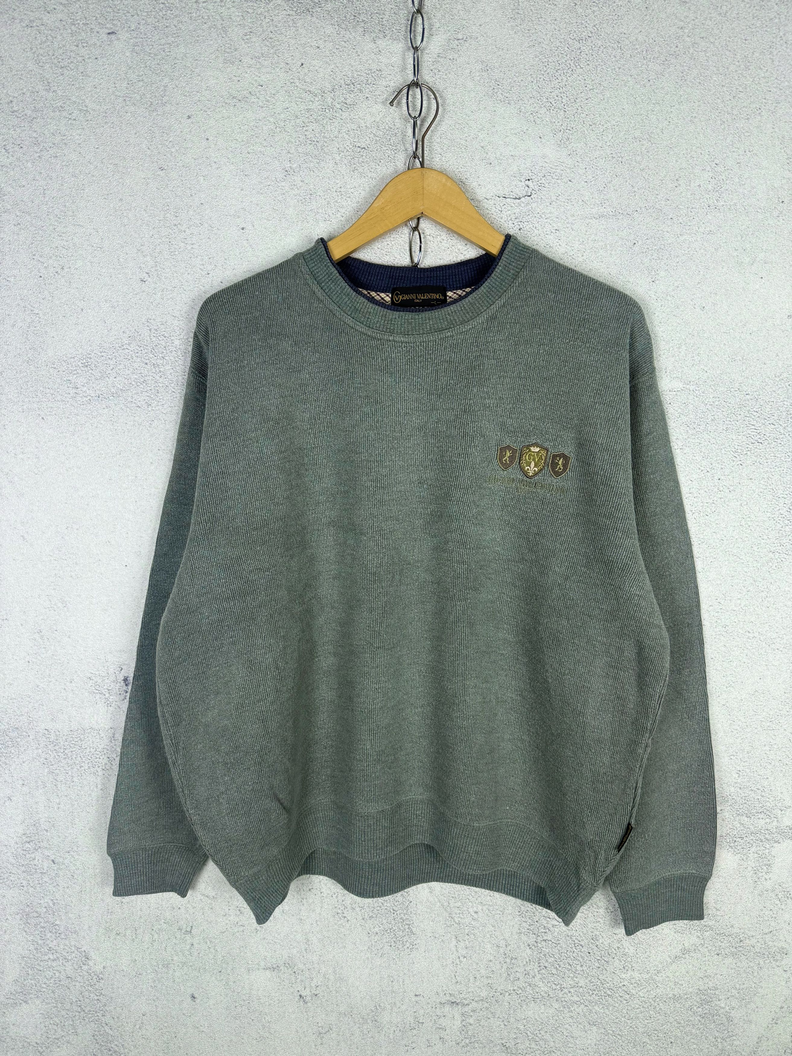 Valentino Vintage 90s Gianni Valentino Sweatshirt Crewneck Size US L / EU 52-54 / 3 - 2 Thumbnail