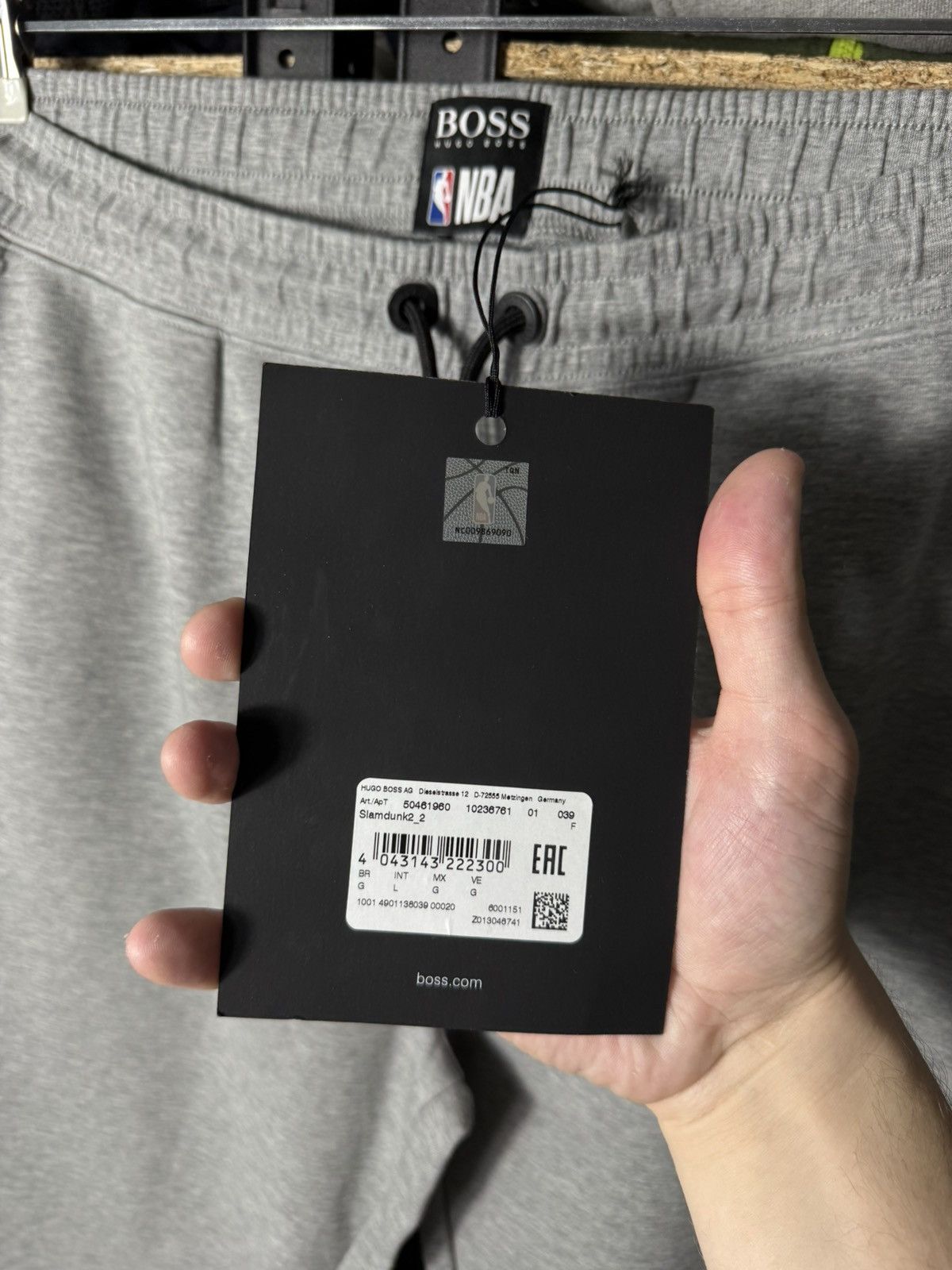Hugo Boss Hugo Boss x NBA Joggers L Brooklyn Nets Grey Sweatpants NWT Size US 34 / EU 50 - 6 Thumbnail