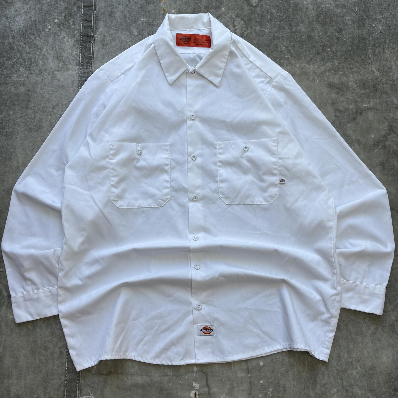 Dickies Vintage 90s Y2K Dickies Painter Workwear Button Up Shirt Size US L / EU 52-54 / 3 - 1 Thumbnail