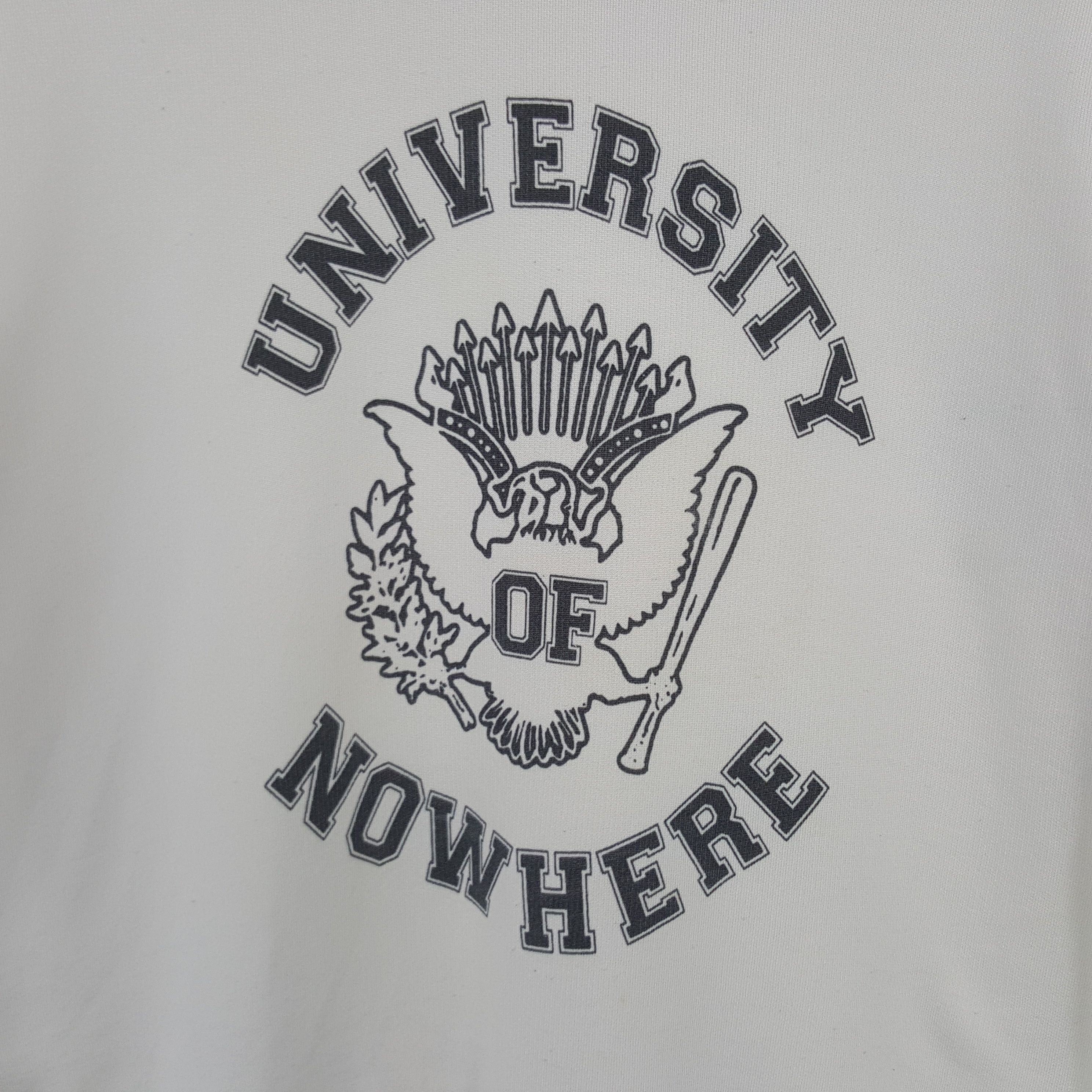 A.P.C. × Vintage Vintage A.P.C University Of Nowhere Japanese Parody Hoodies Size US M / EU 48-50 / 2 - 2 Thumbnail