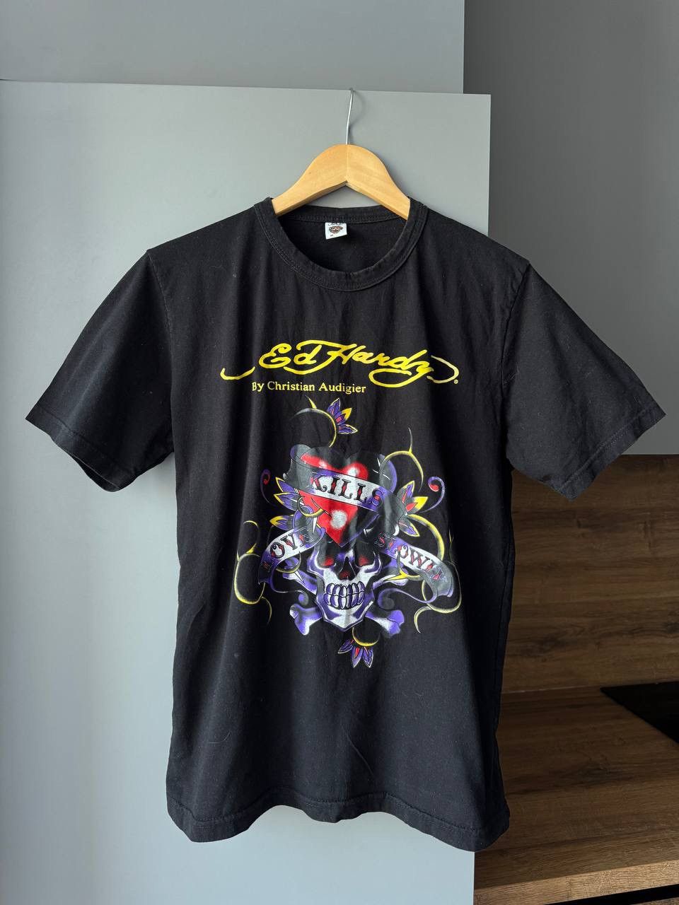 Christian Audigier Ed Hardy T-Shirt Skull Vintage Big Logo USA Size US M / EU 48-50 / 2 - 1 Thumbnail