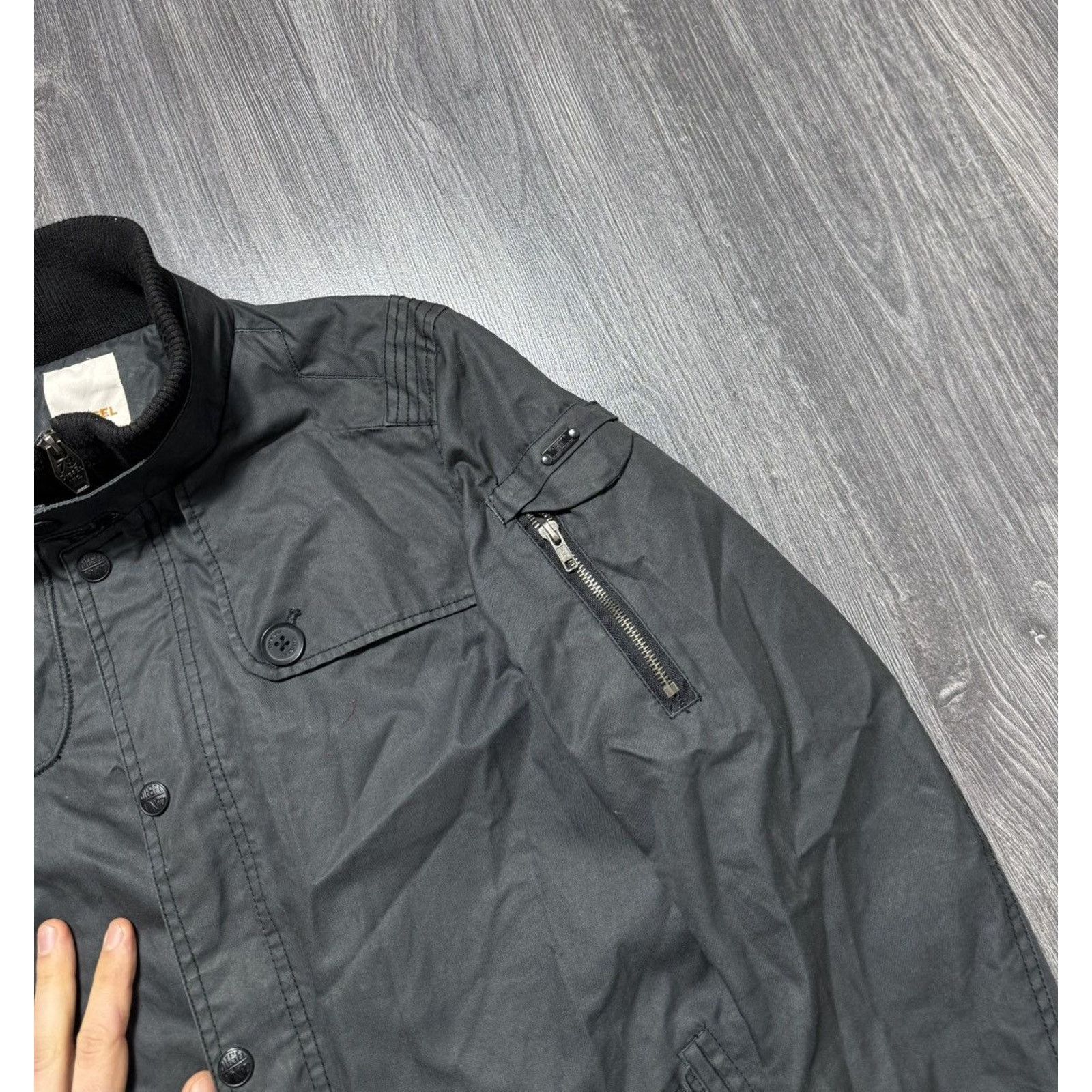 Diesel × Vintage 00s Vintage Diesel Cargo Avantgarde Jacket Size US M / EU 48-50 / 2 - 3 Thumbnail