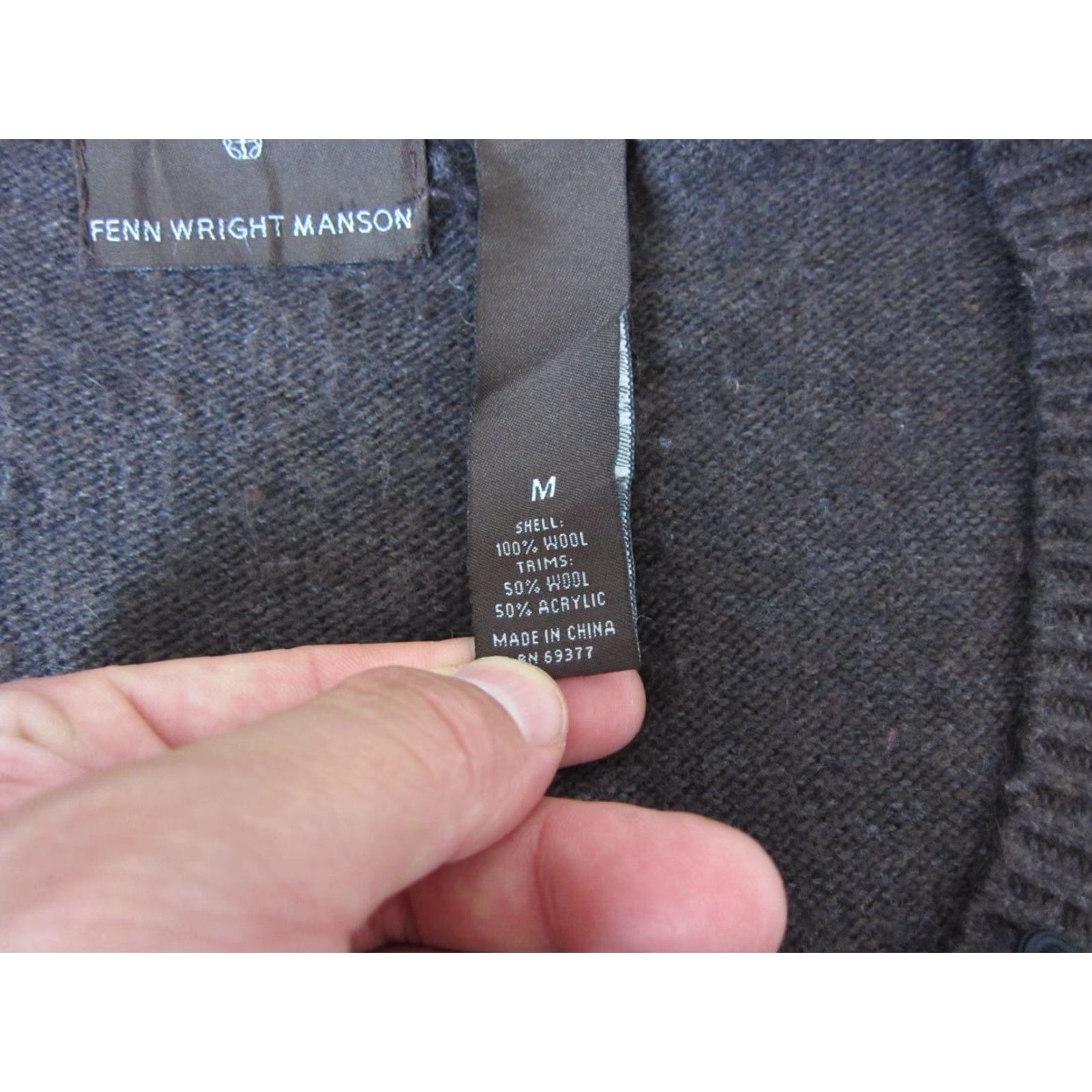 Vintage Fenn Wright Manson Sweater Dress Womens M Brown Wool Cap Sleeve Vintage Regular Knit Pullover Shirt Dress Womens, 90s? Size M / US 6-8 / IT 42-44 - 7 Thumbnail
