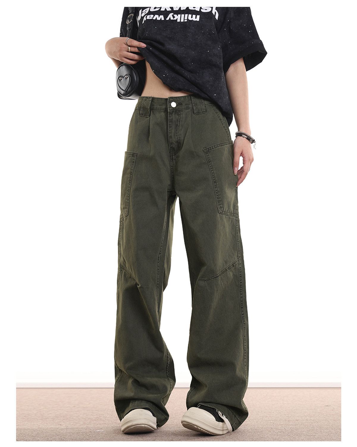 Japanese Brand × Jean Retro high street multi-pocket loose cleanfit cargo jeans Size US 32 / EU 48 - 2 Thumbnail