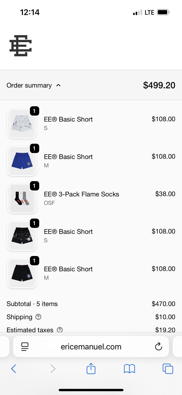 Eric Emanuel Eric Emanuel black NYC apple shorts medium Size US 30 / EU 46 - 2 Thumbnail