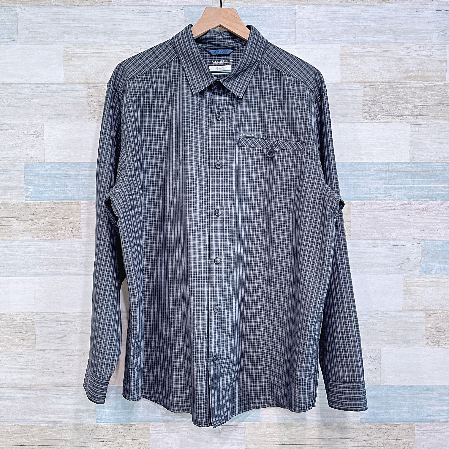 Columbia Columbia Declination Trail II Hiking Shirt Gray Plaid Omni L Size US L / EU 52-54 / 3 - 1 Thumbnail