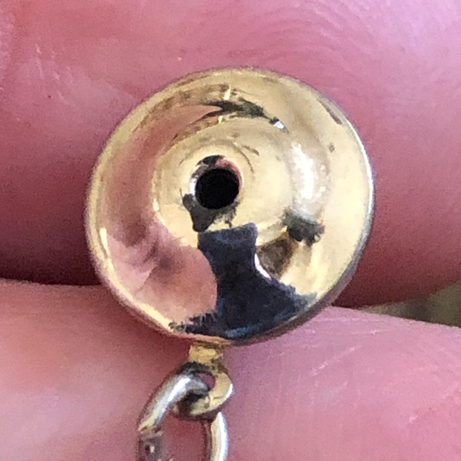 Vintage Men’s Vintage gold tone tie tack pin with chain Size ONE SIZE - 8 Thumbnail