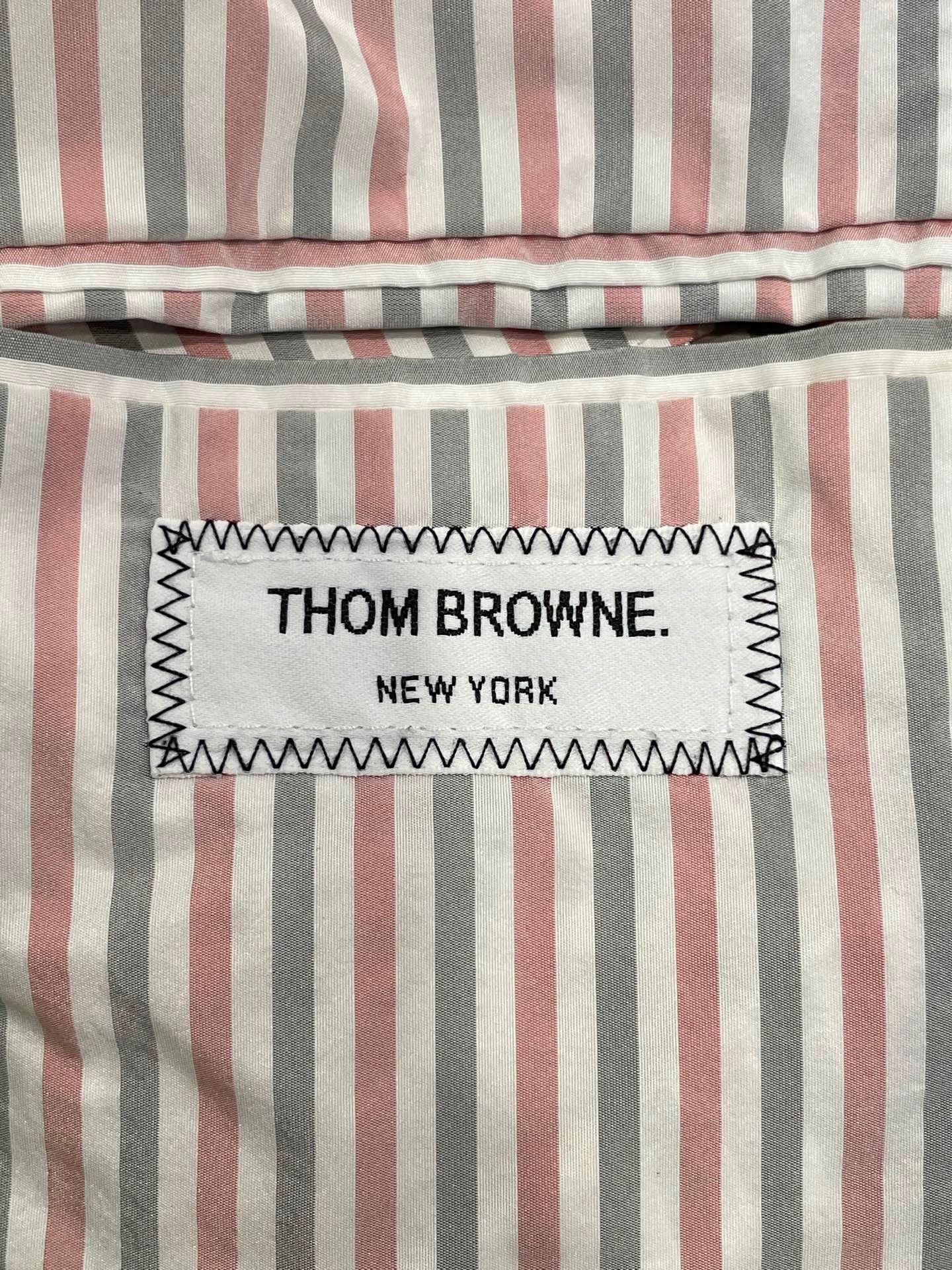 Thom Browne gray long puffer coat size 4 by TB Size US L / EU 52-54 / 3 - 6 Thumbnail