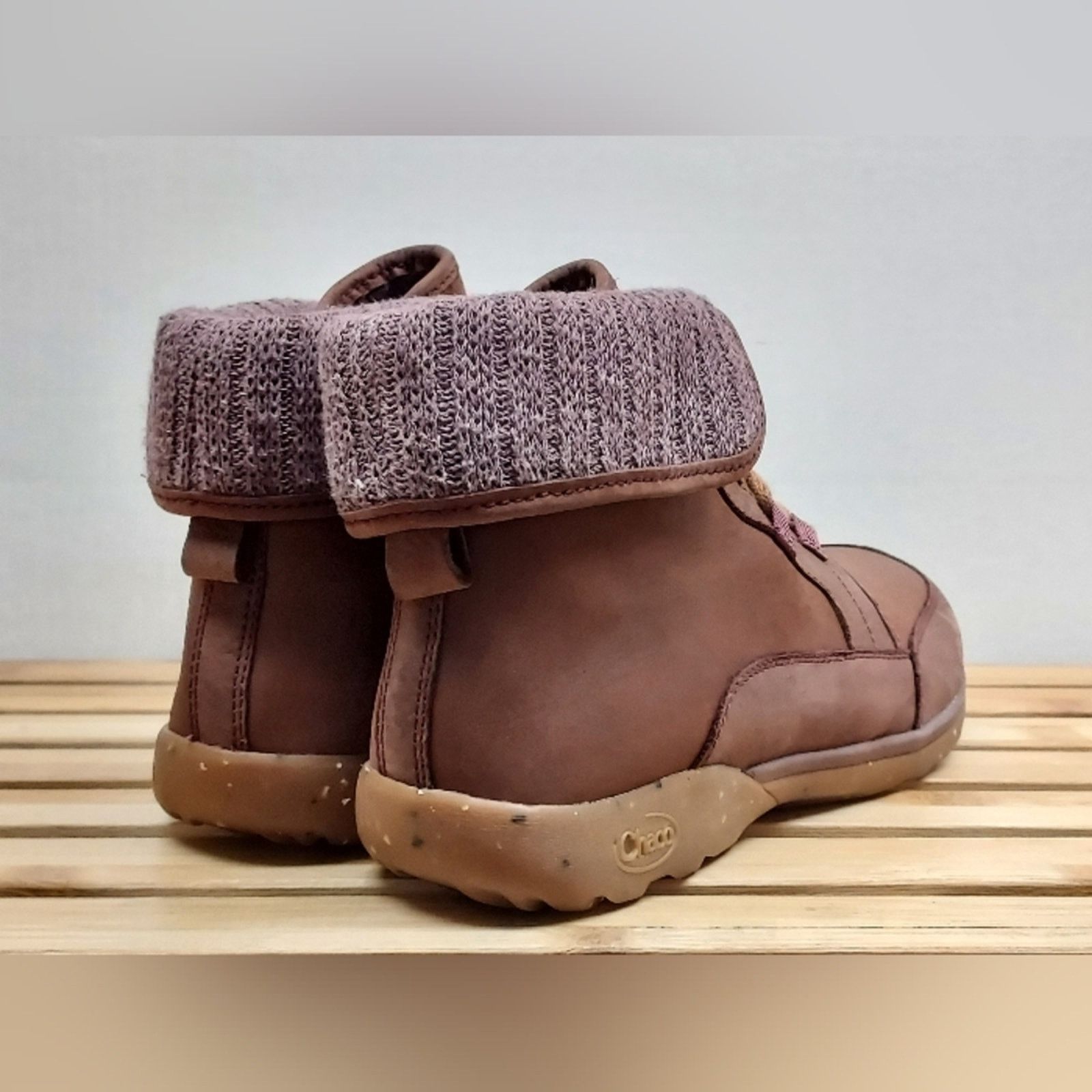 Chaco Chaco Womens Mahogany Leather Barbary Boots Size 11 Size US 11 / IT 41 - 6 Thumbnail