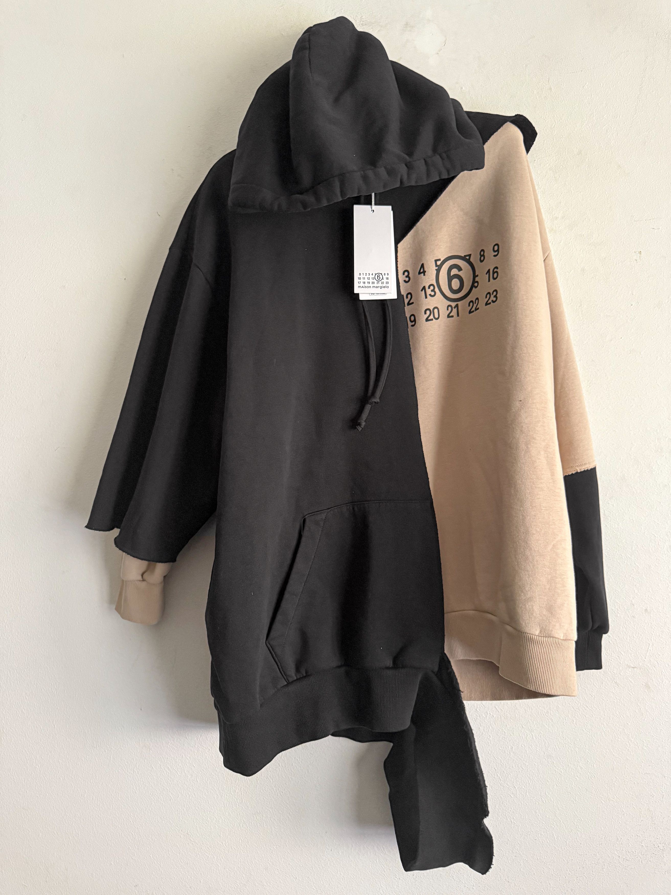 Maison Margiela MM6 jersey hooded sweatshirt Size US M / EU 48-50 / 2 - 2 Thumbnail