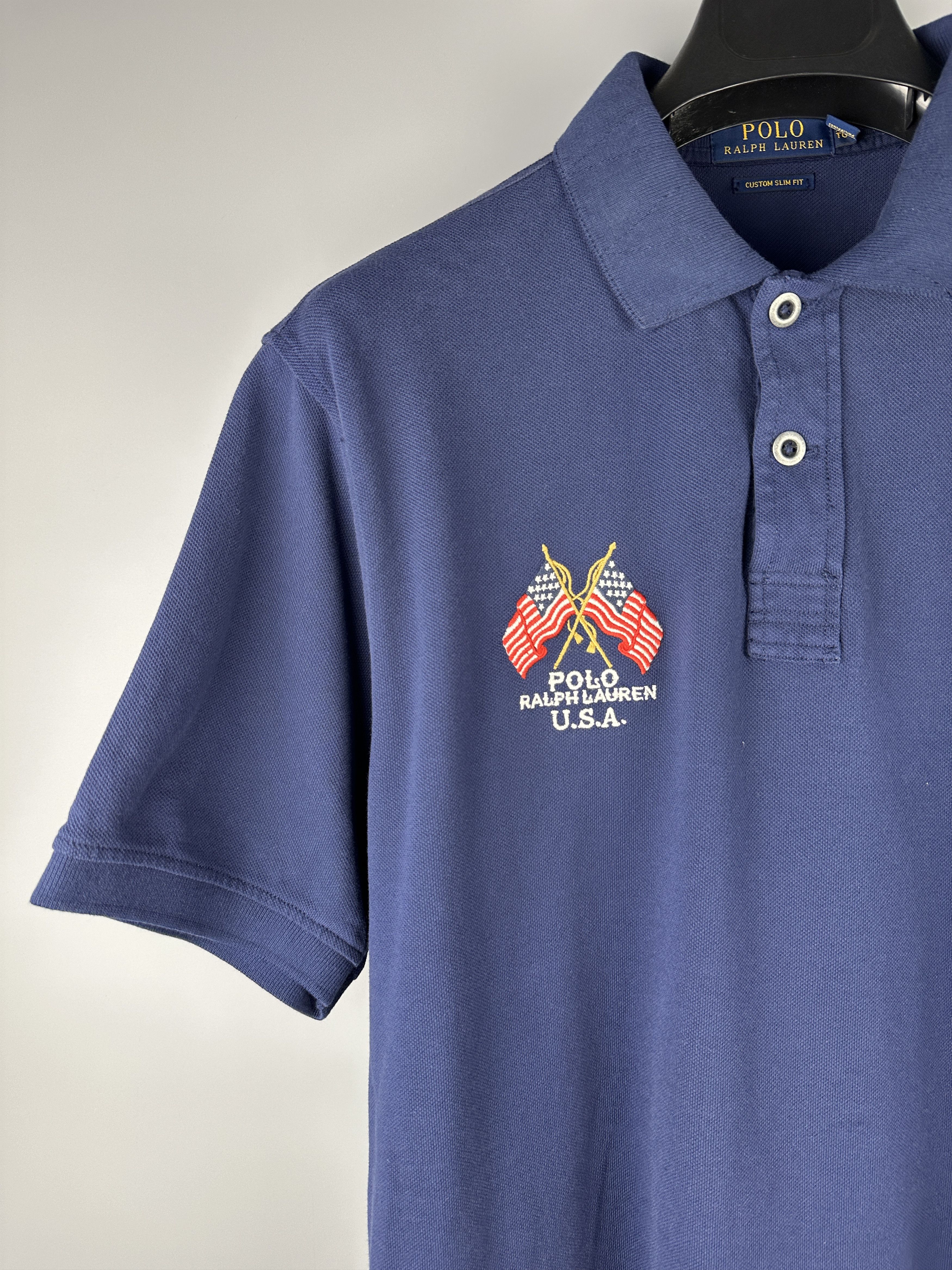 Polo Ralph Lauren × Vintage Polo Ralph Lauren Heritage Big Logo Polo Shirt Size US XL / EU 56 / 4 - 4 Thumbnail