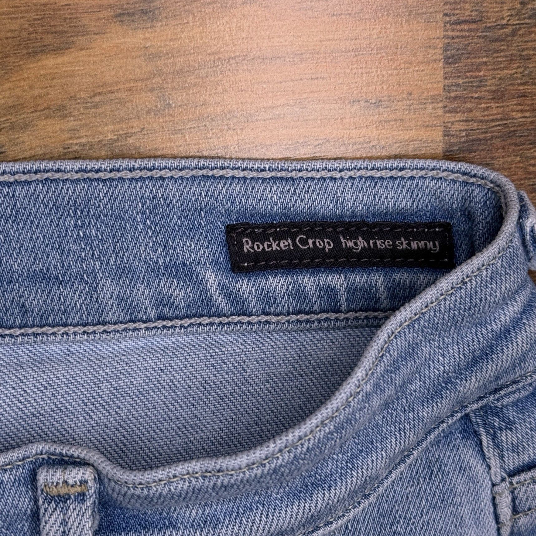 Citizens Of Humanity Citizens Of Humanity Jeans Rocket Crop High Rise Skinny 24 Blue Stretch Size 42" / US 20 - 5 Thumbnail