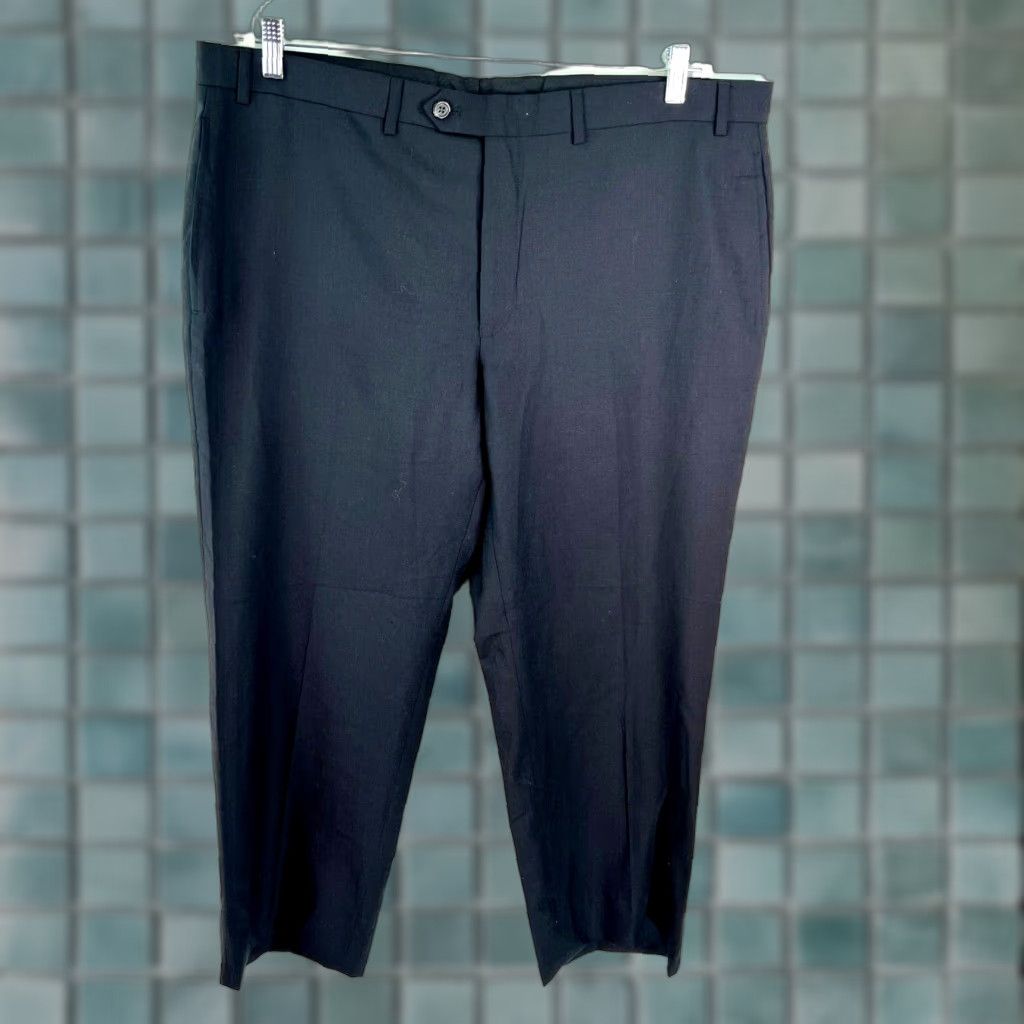 Ralph Lauren Ralph Lauren Mens Dress Pants Black Wool Flat Front Casual Size 40X26 Size US 40 / EU 56 - 1 Thumbnail